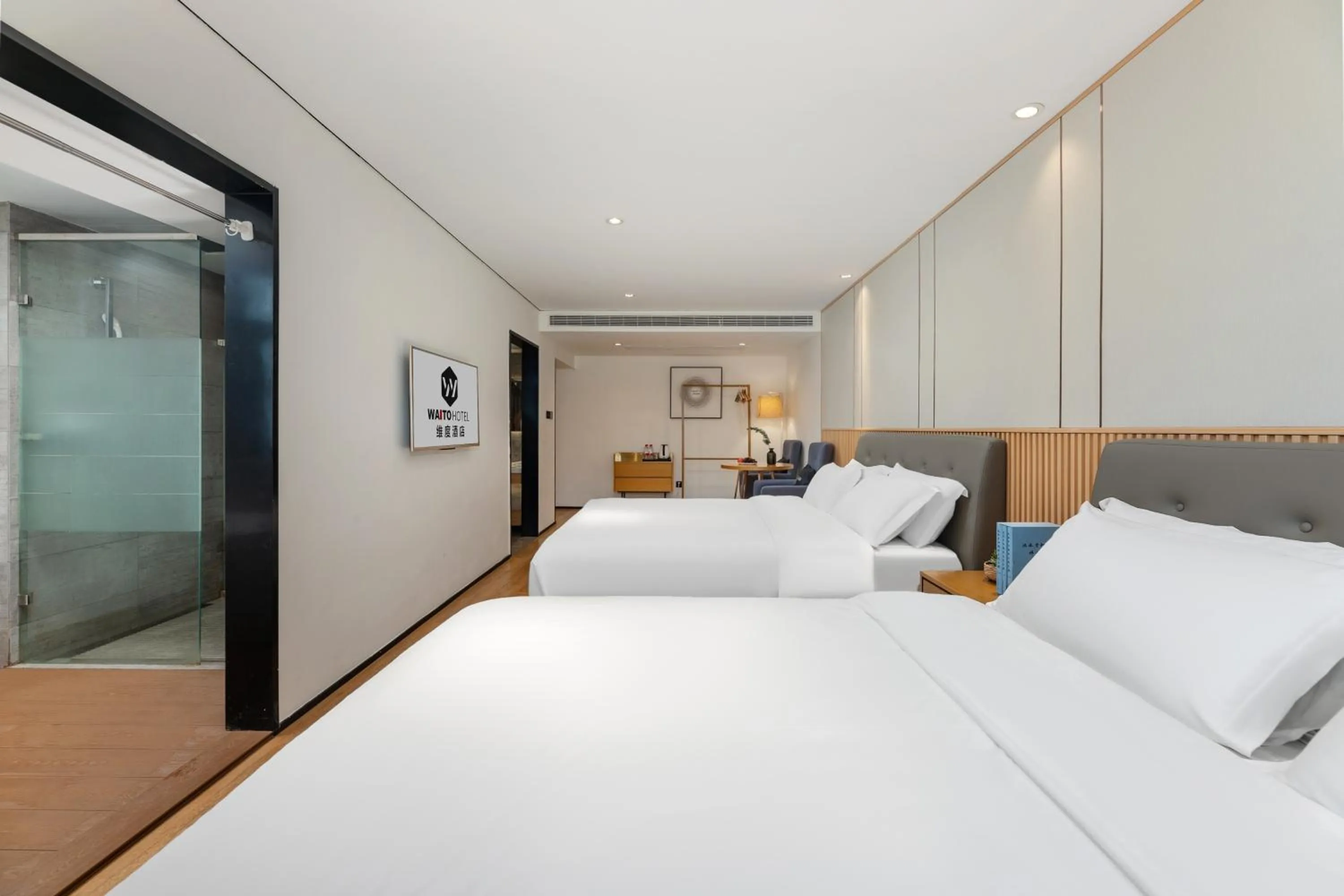 Photo of the whole room, Bed in Waito Hotel Yuexiu Park Guangzhou