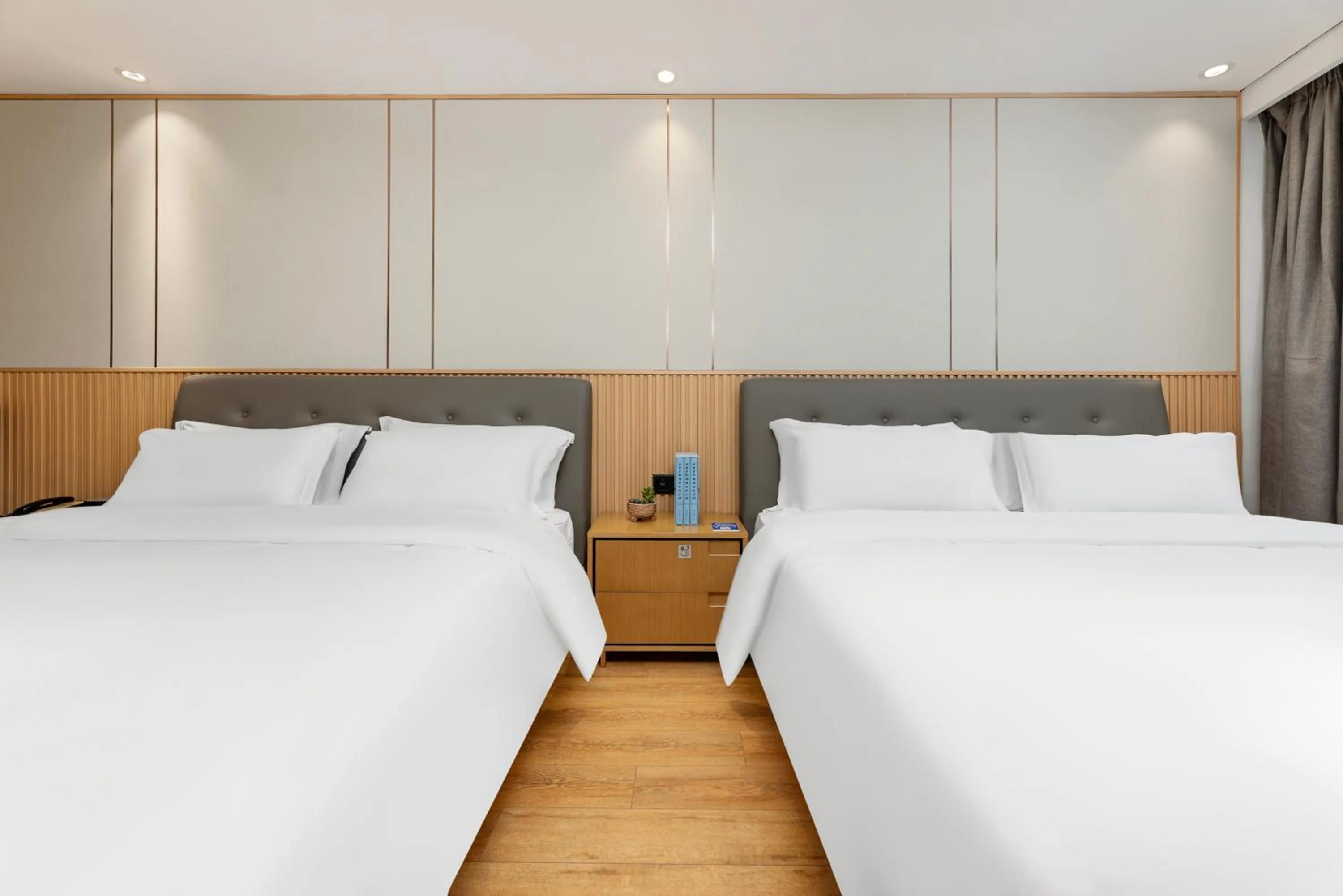 Bed in Waito Hotel Yuexiu Park Guangzhou