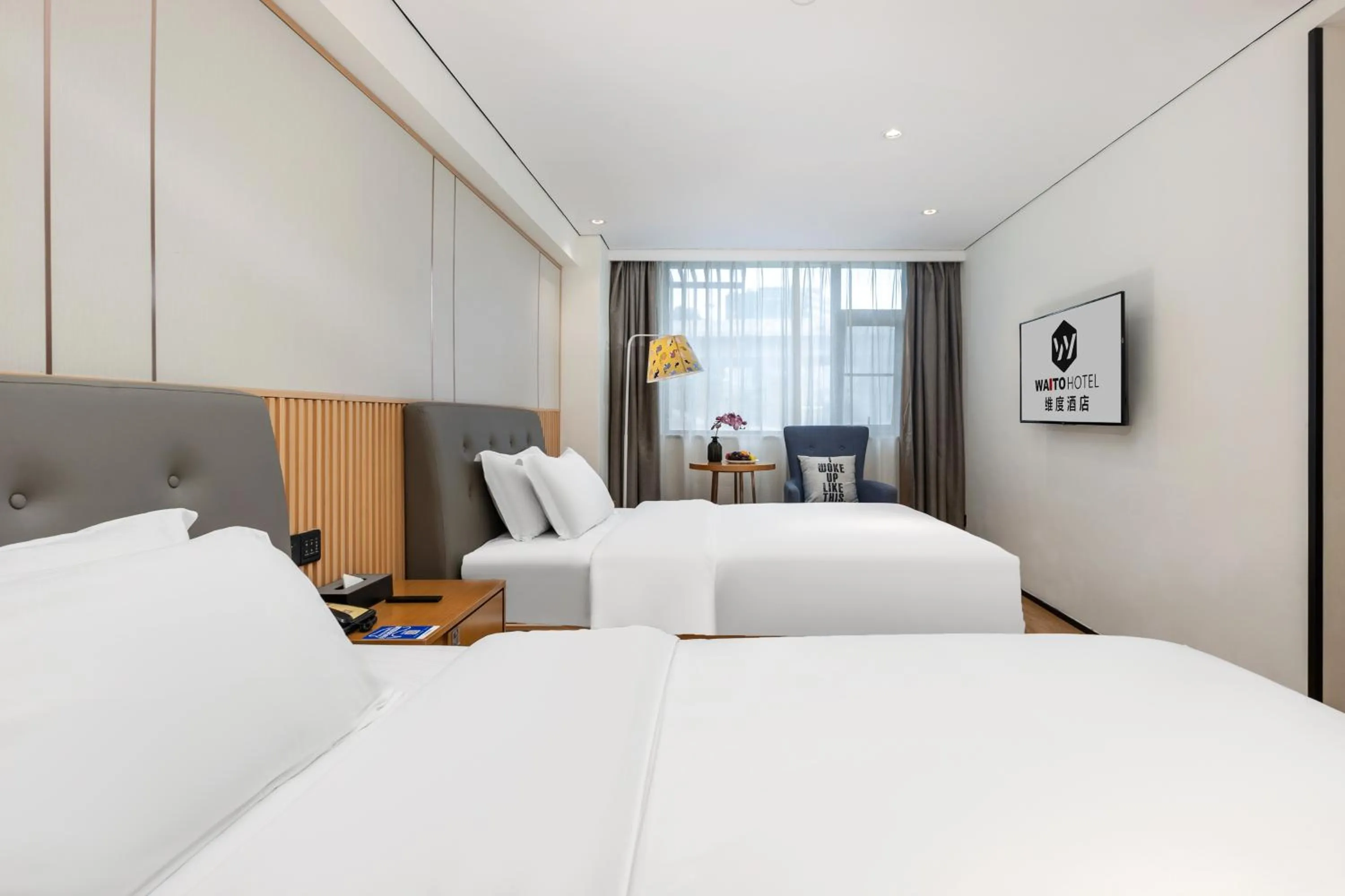 Photo of the whole room, Bed in Waito Hotel Yuexiu Park Guangzhou