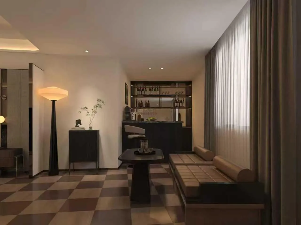 Living room in Waito Hotel Yuexiu Park Guangzhou