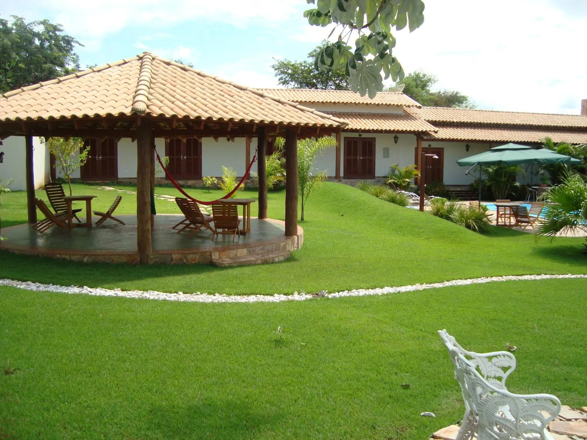 Patio in Pousada Surucuá - Bonito MS