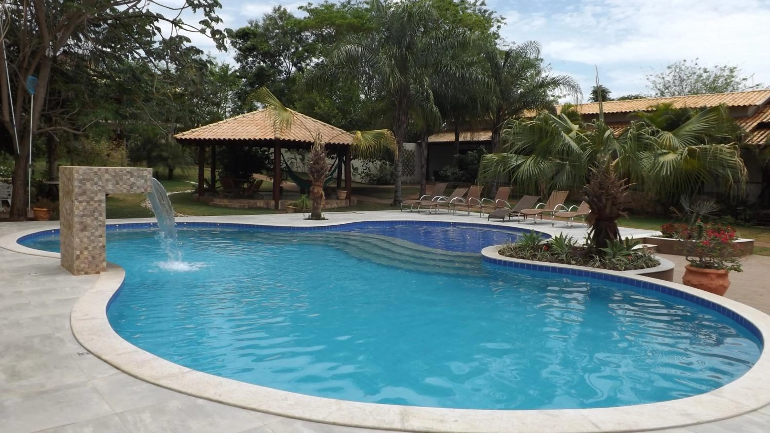 Pool view in Pousada Surucuá - Bonito MS