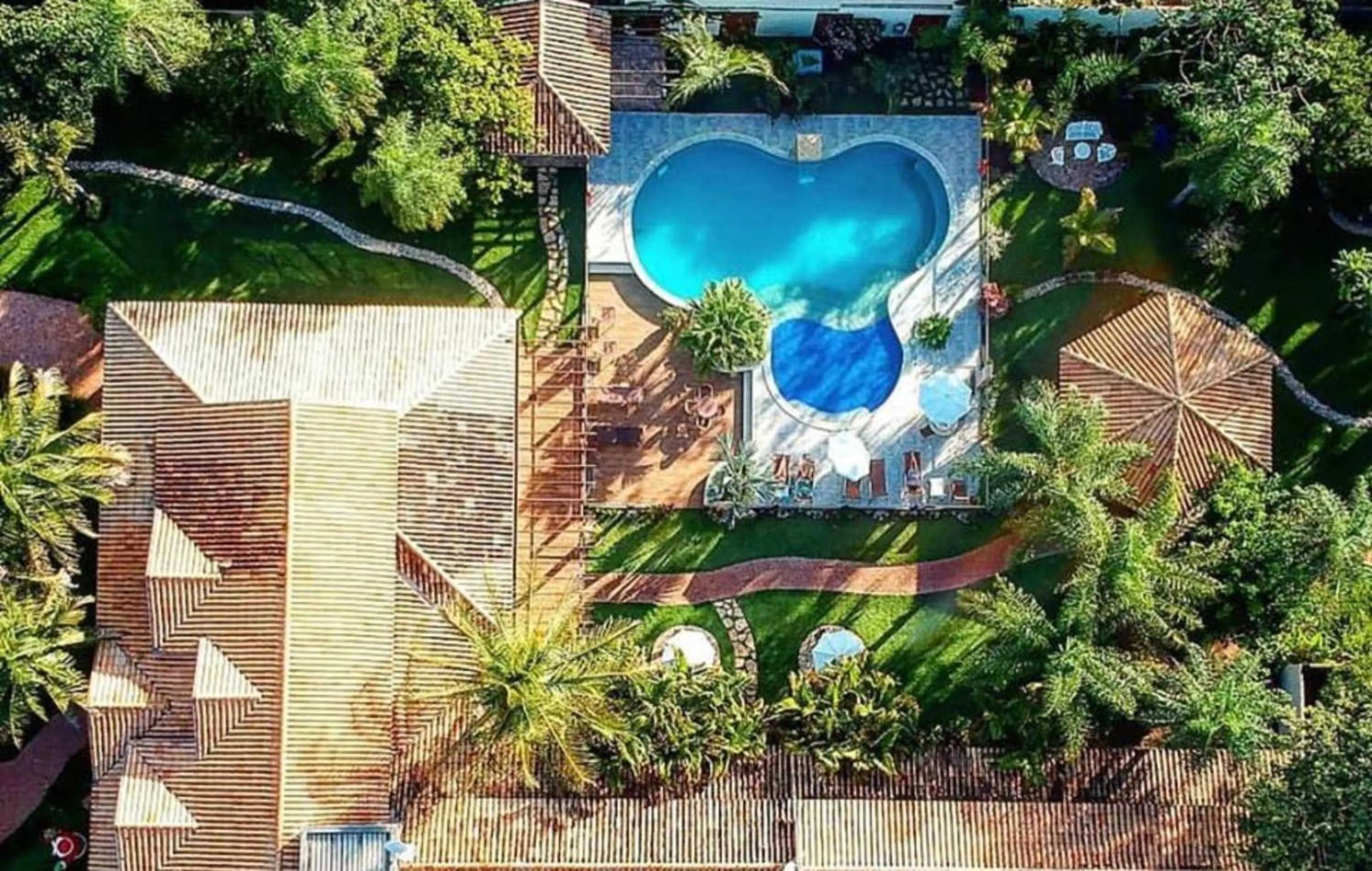 Bird's eye view in Pousada Surucuá - Bonito MS