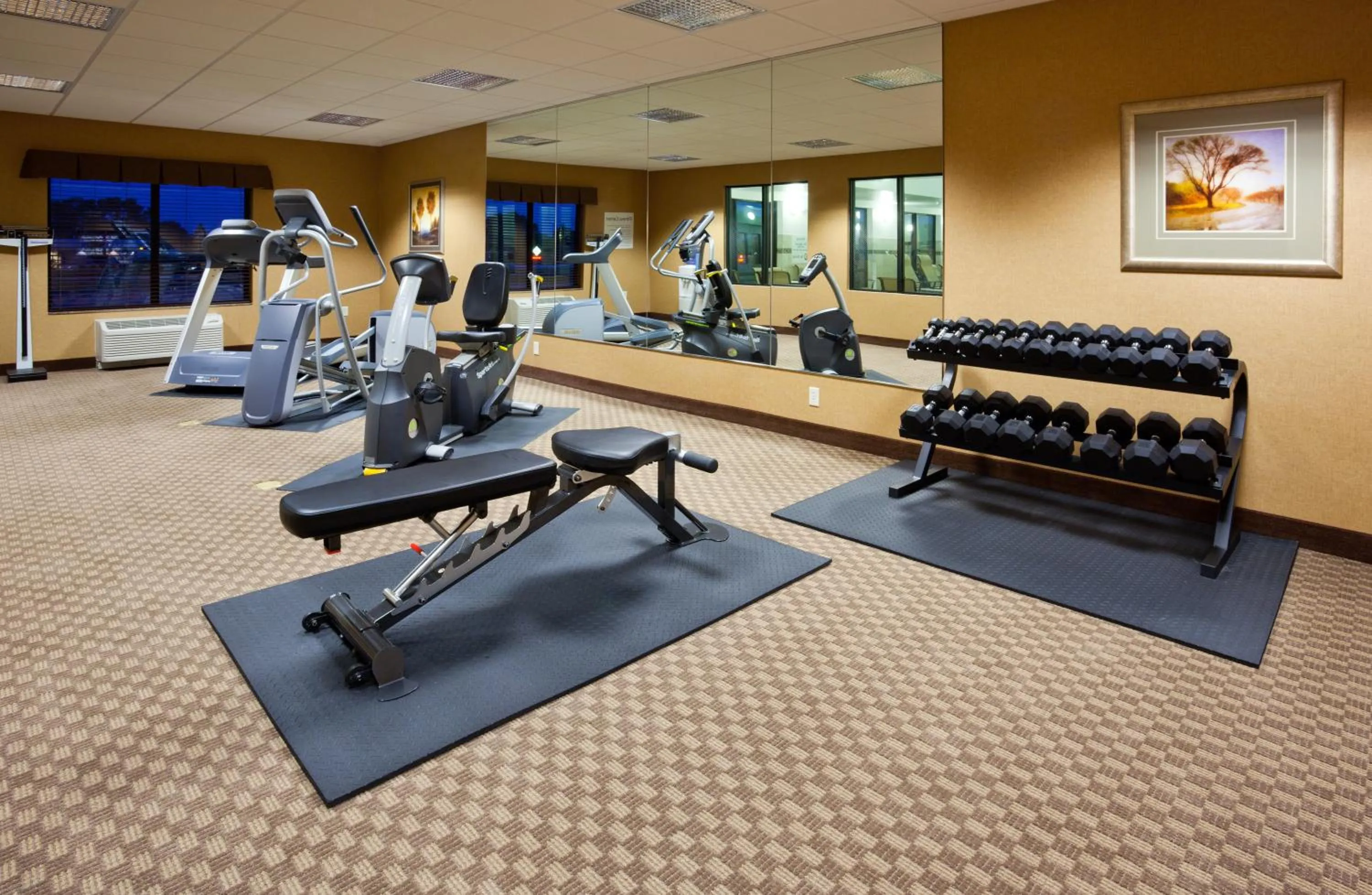Fitness centre/facilities in Holiday Inn Express & Suites - Mason City by IHG