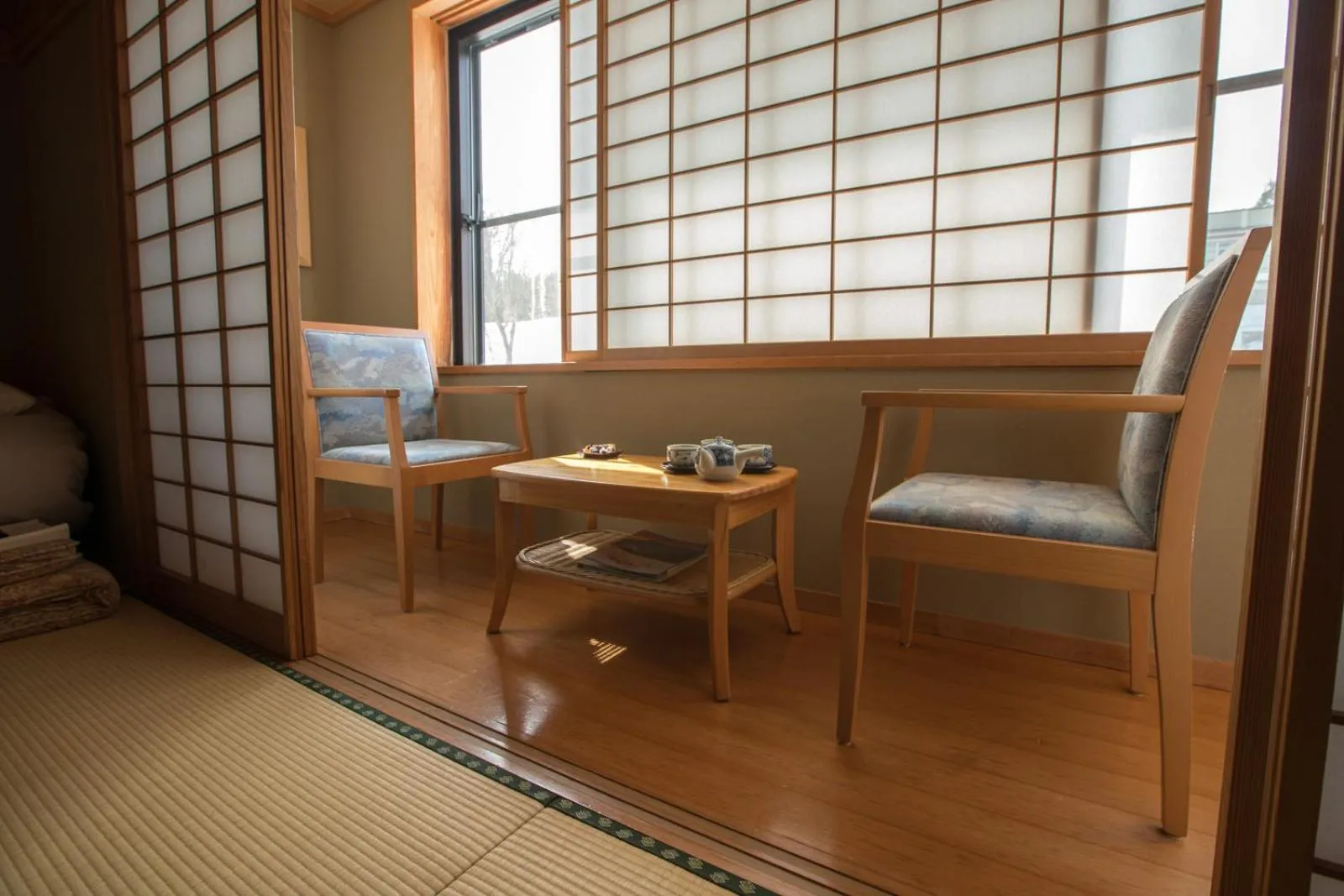 Seating area in Refre Hotel