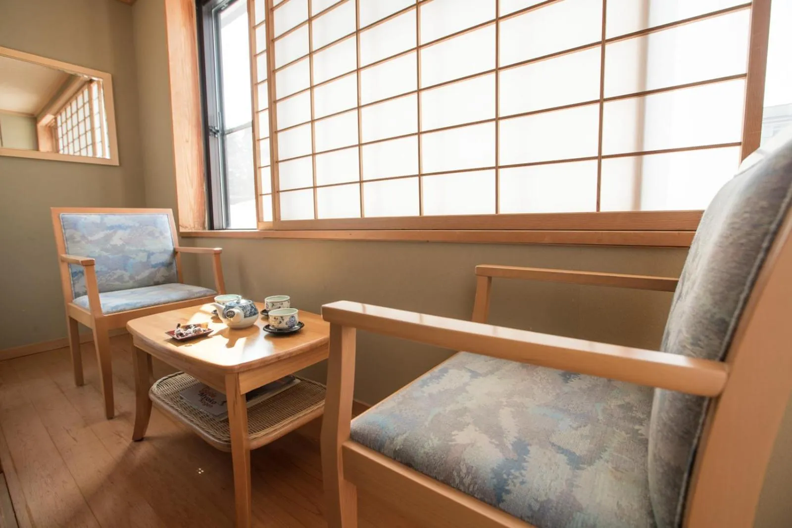 Seating area in Refre Hotel