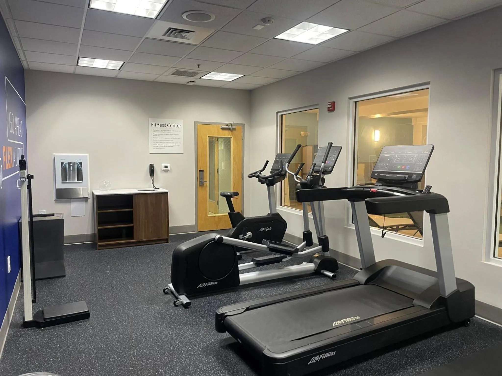 Fitness centre/facilities in Holiday Inn Express Hotel Raleigh Southwest by IHG