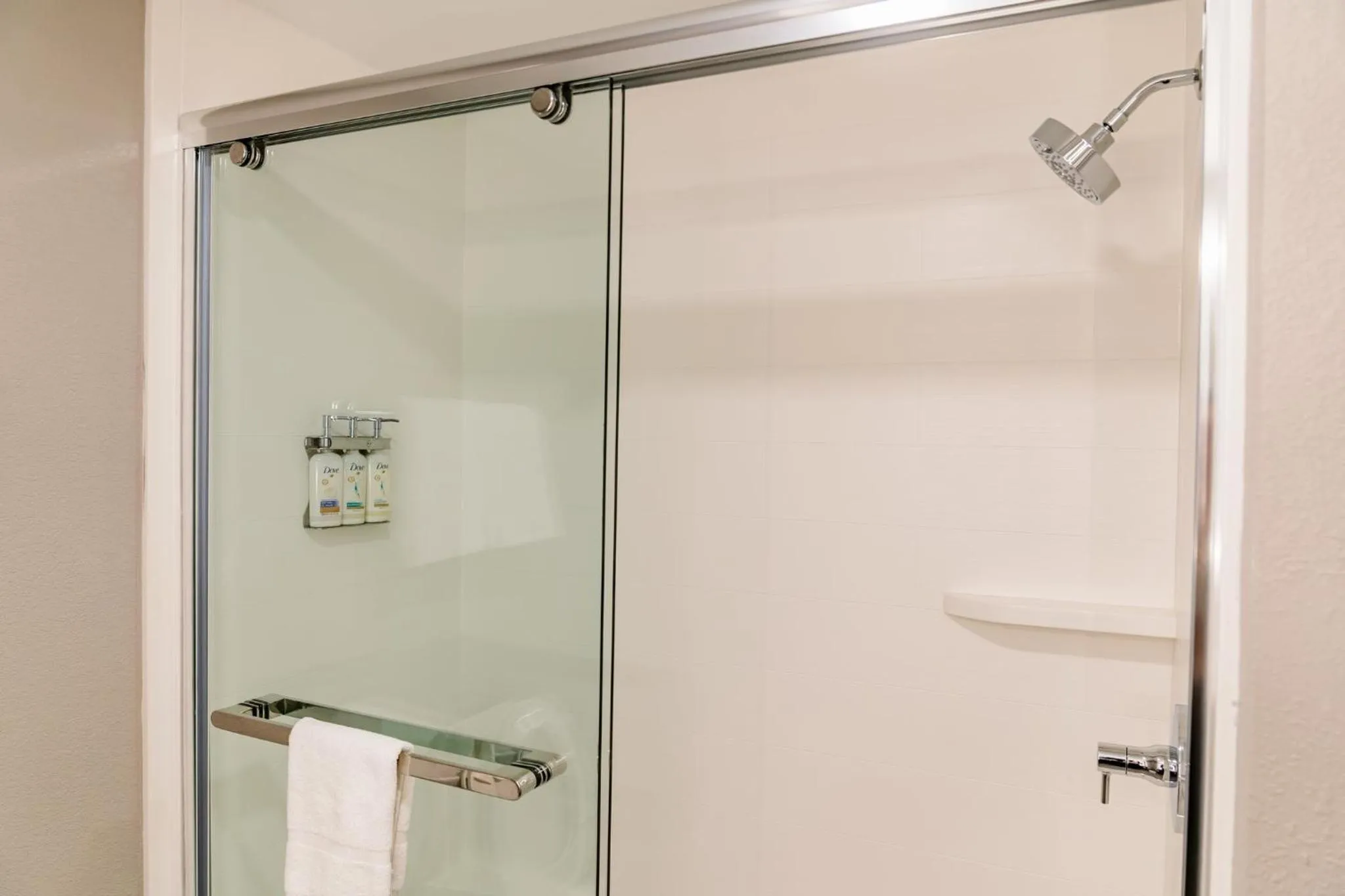 Shower in Holiday Inn Express Hotel Raleigh Southwest by IHG