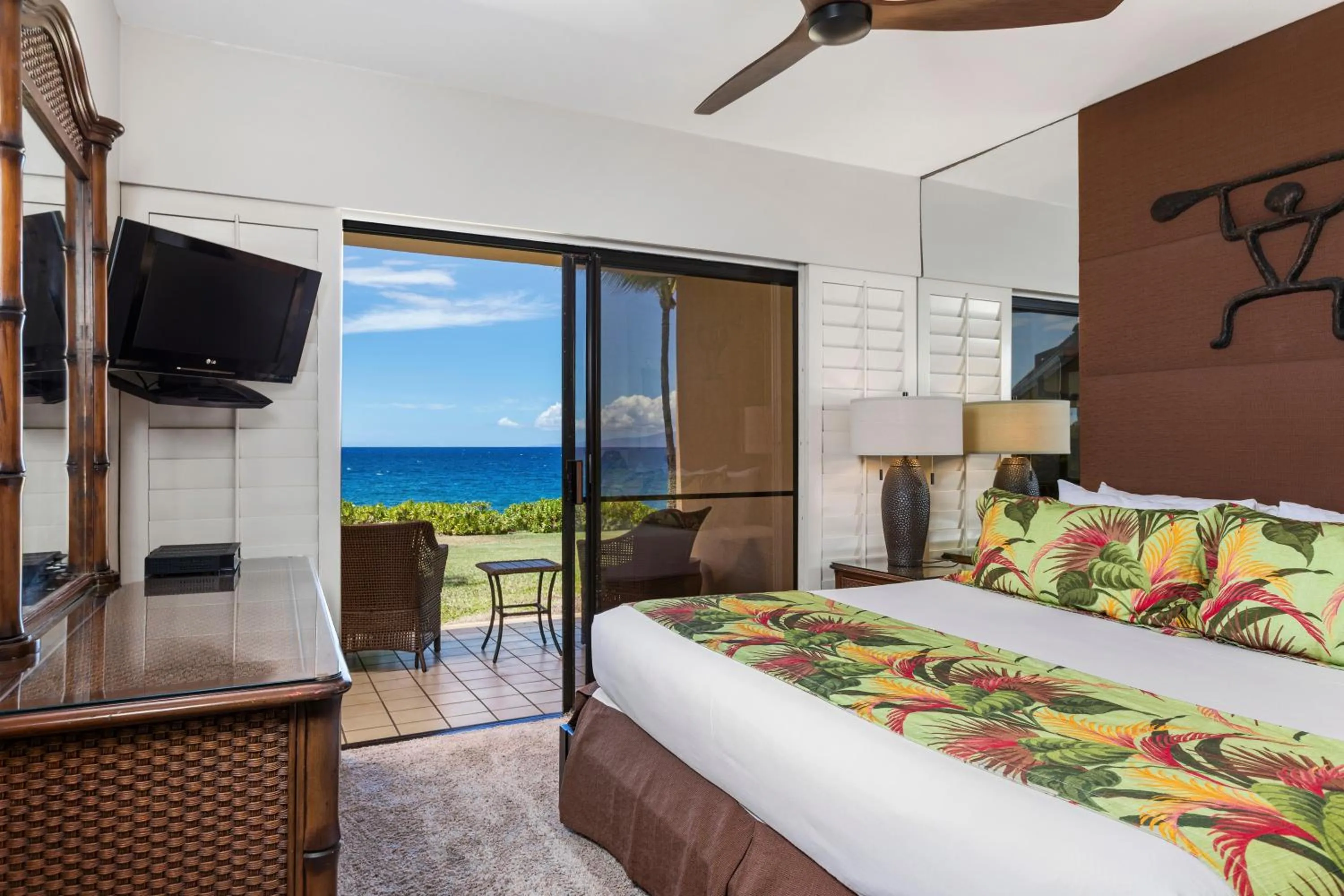 Bed in Makena Surf- CoralTree Residence Collection