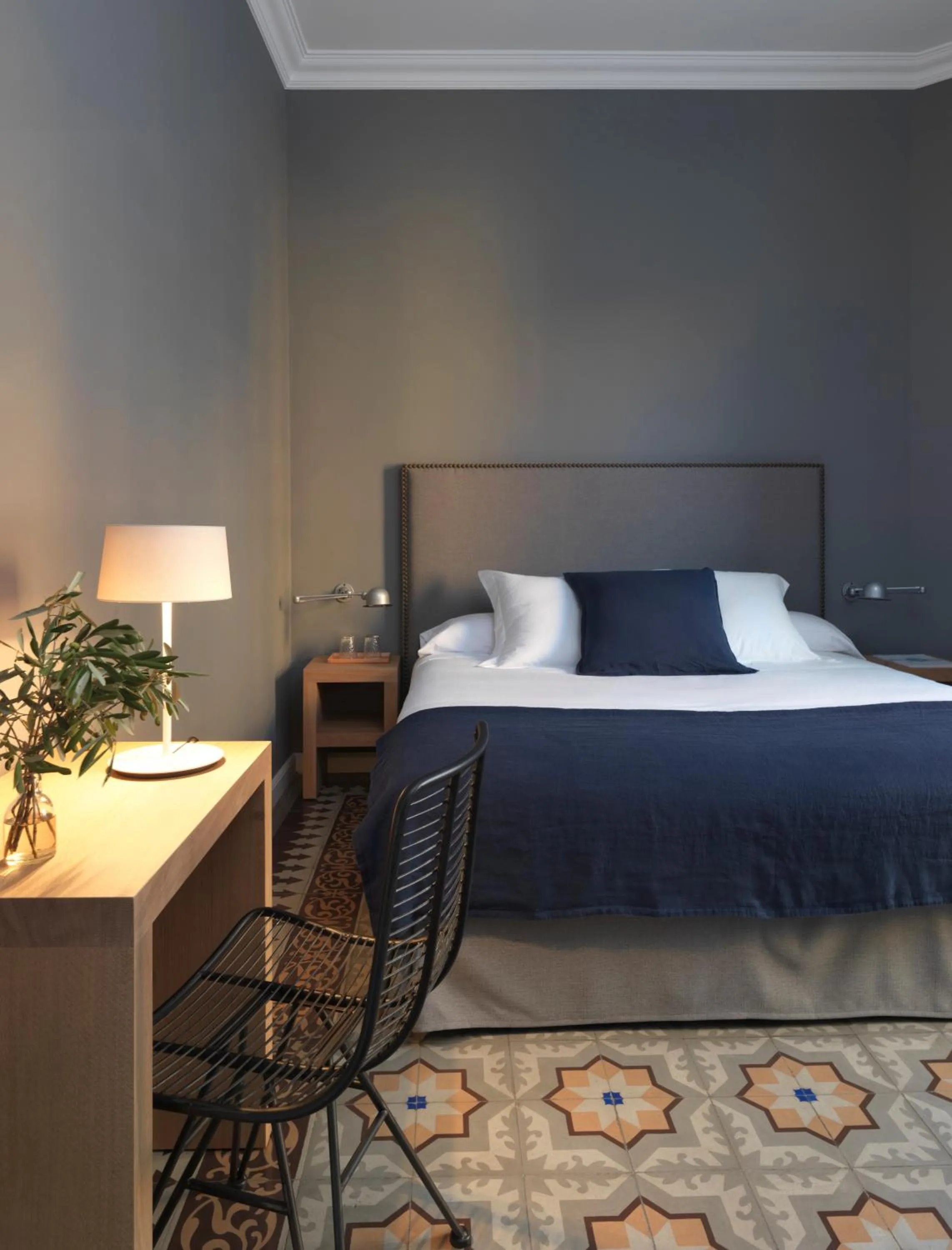 Decorative detail, Bed in Casa Vincke Hotel