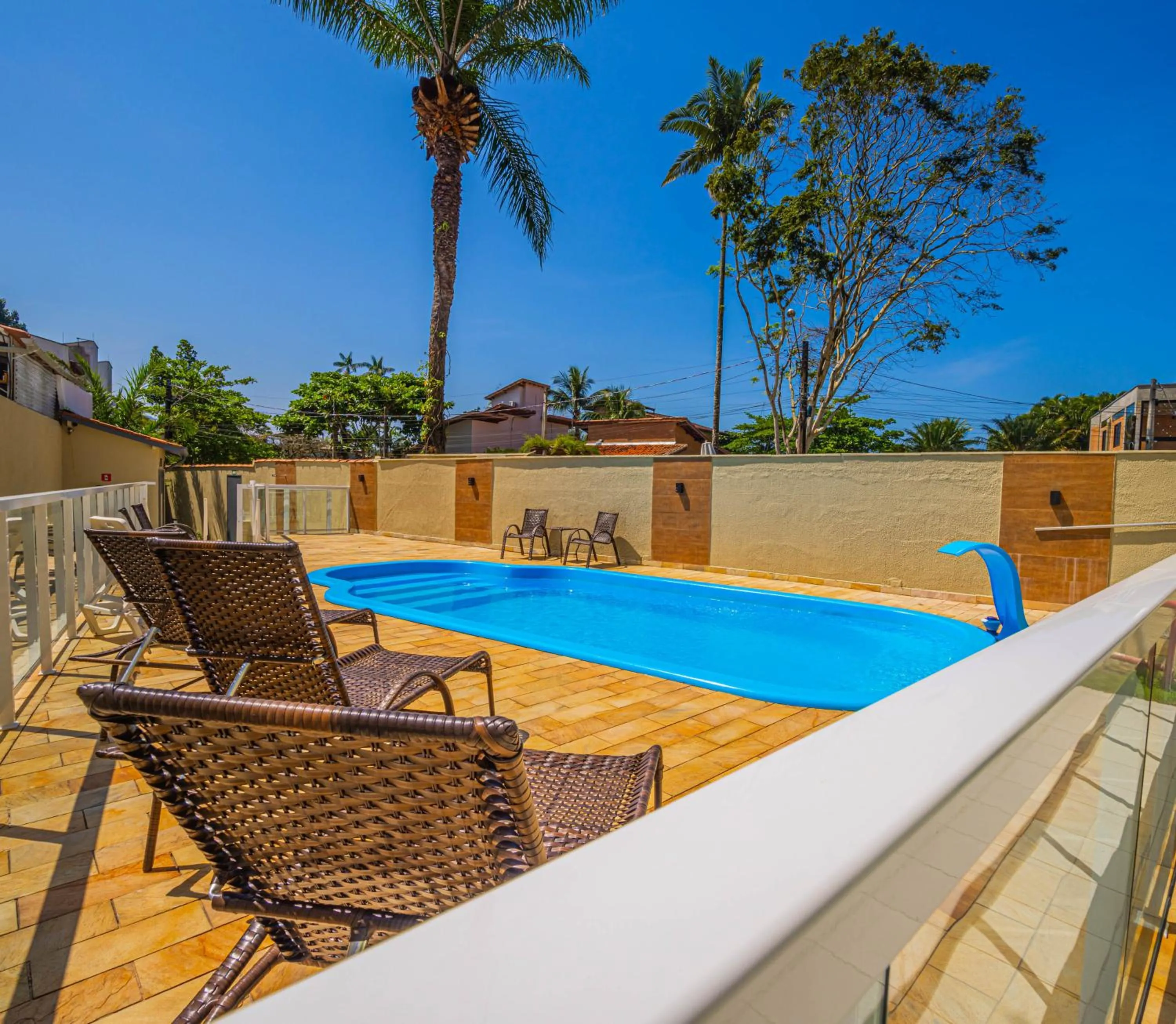 Swimming pool in Ubatuba Eco Hotel