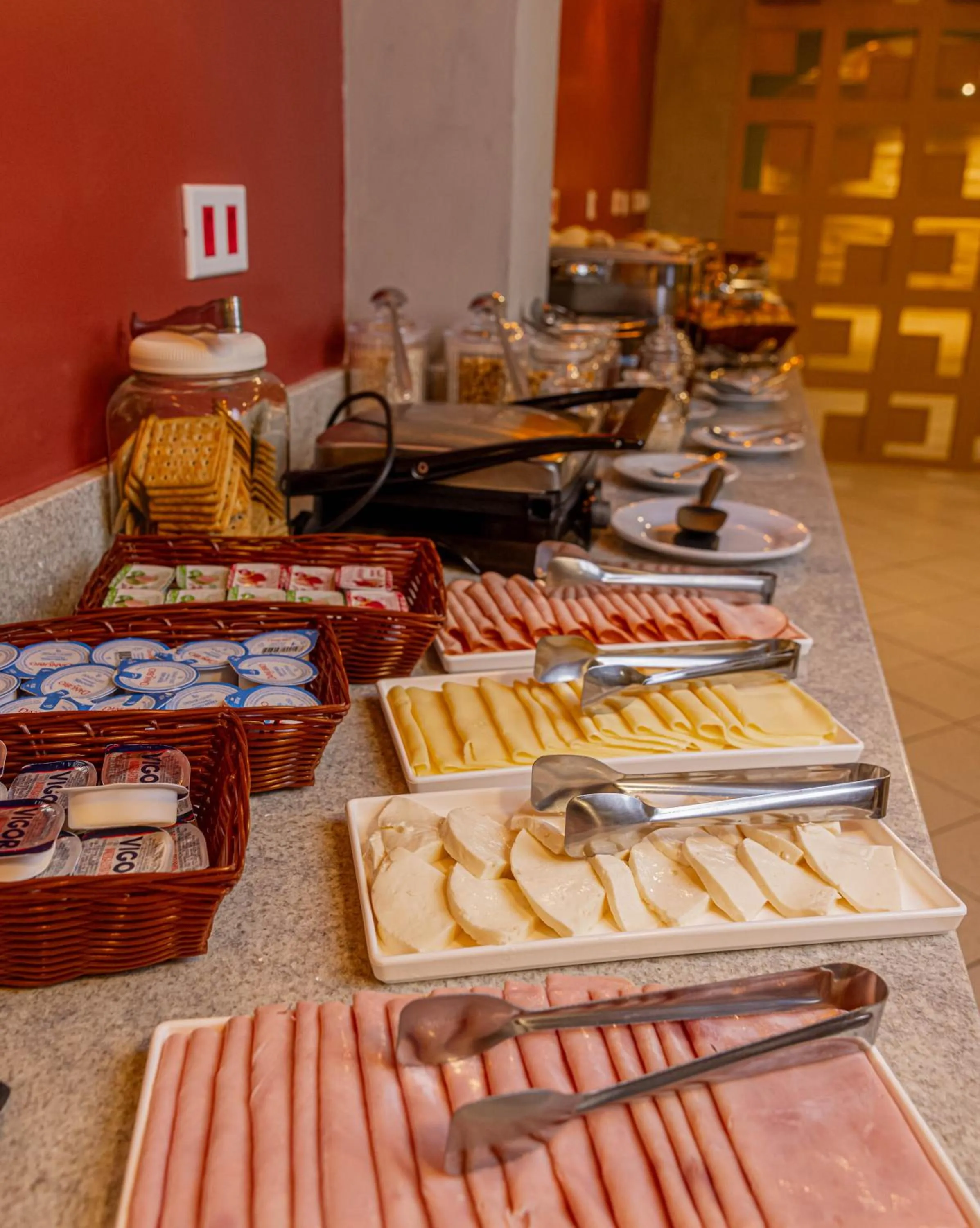 Buffet breakfast in Ubatuba Eco Hotel