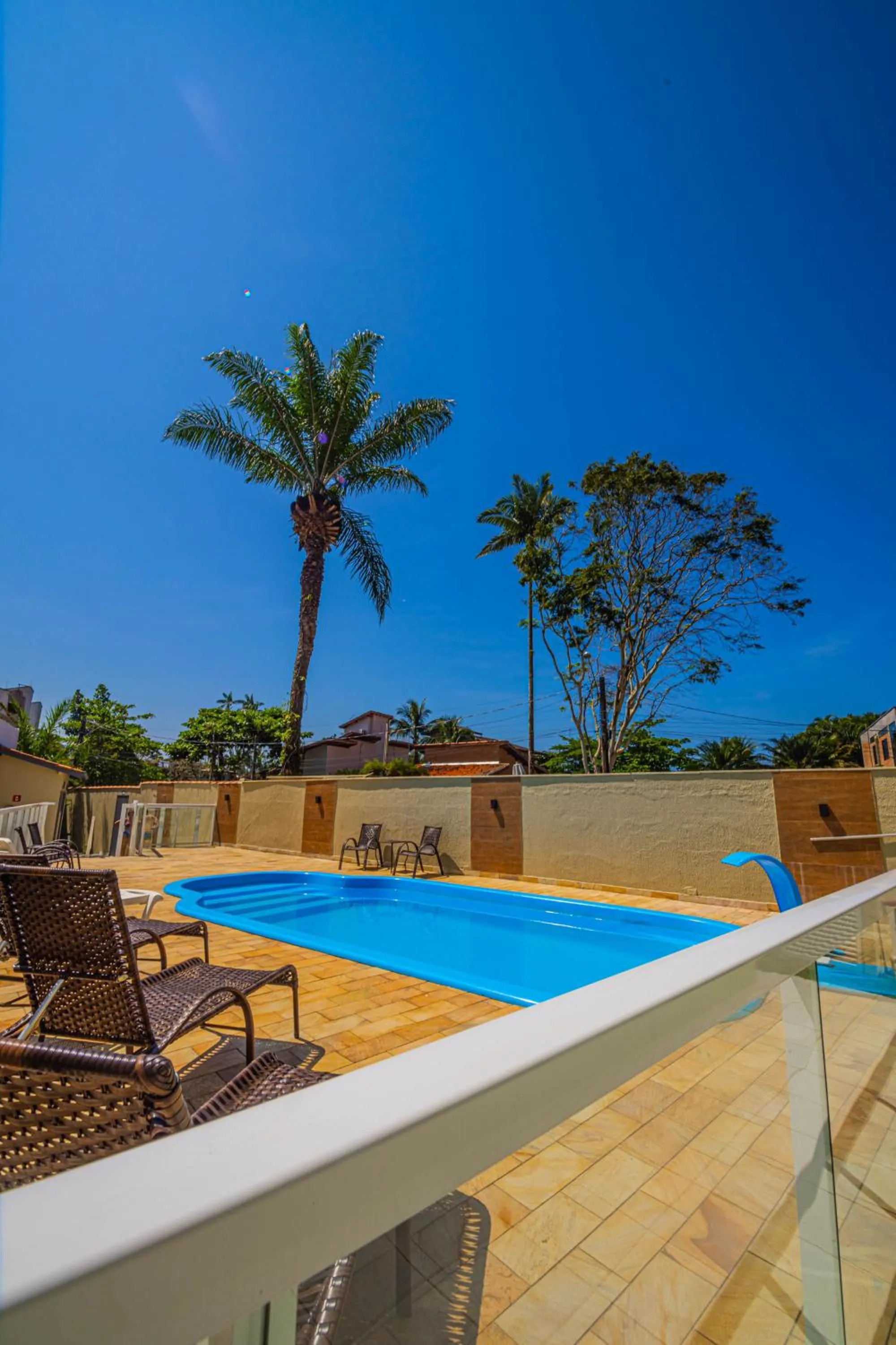 Pool view in Ubatuba Eco Hotel