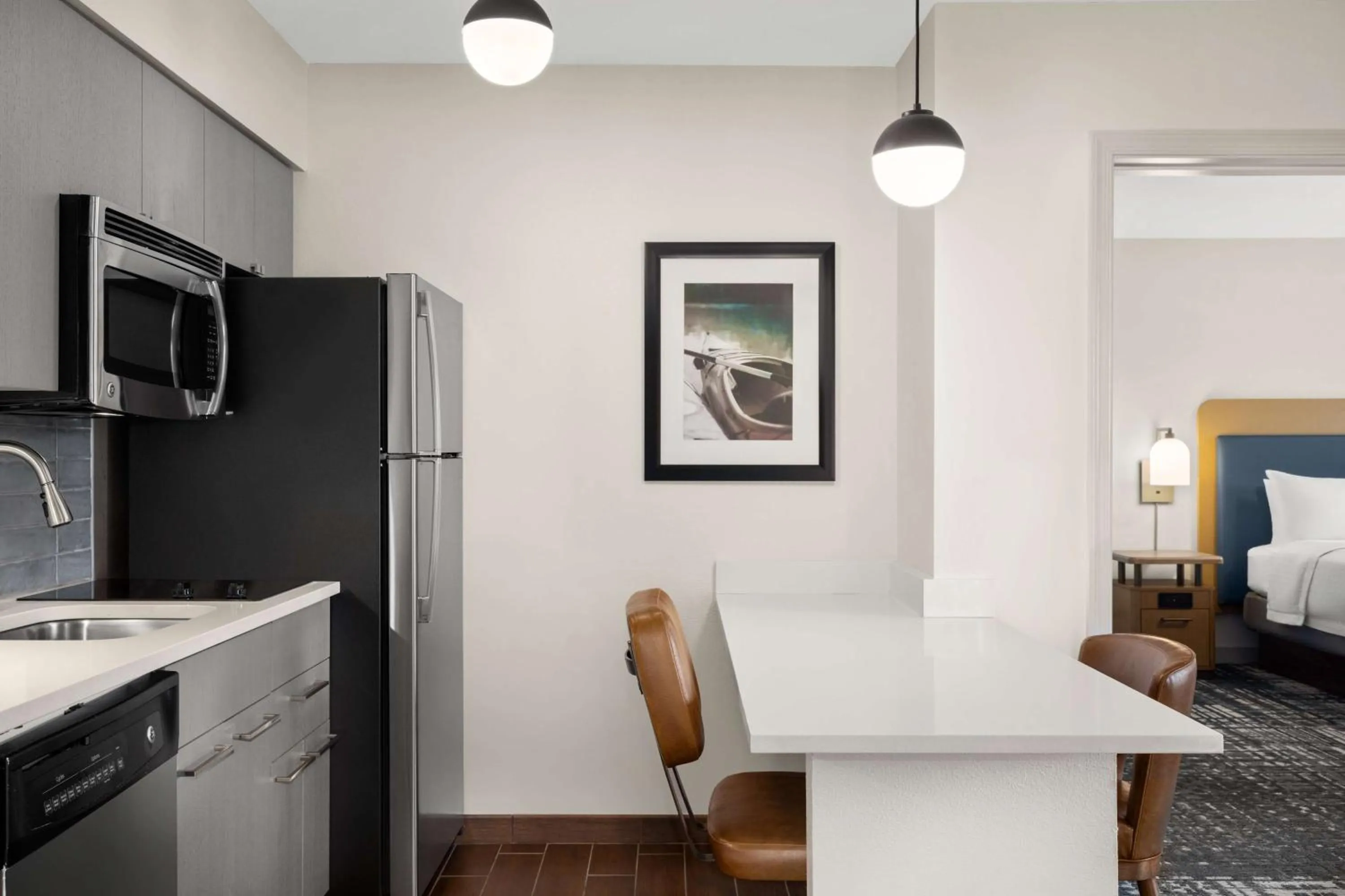 Kitchen or kitchenette in Homewood Suites by Hilton Atlanta-Alpharetta