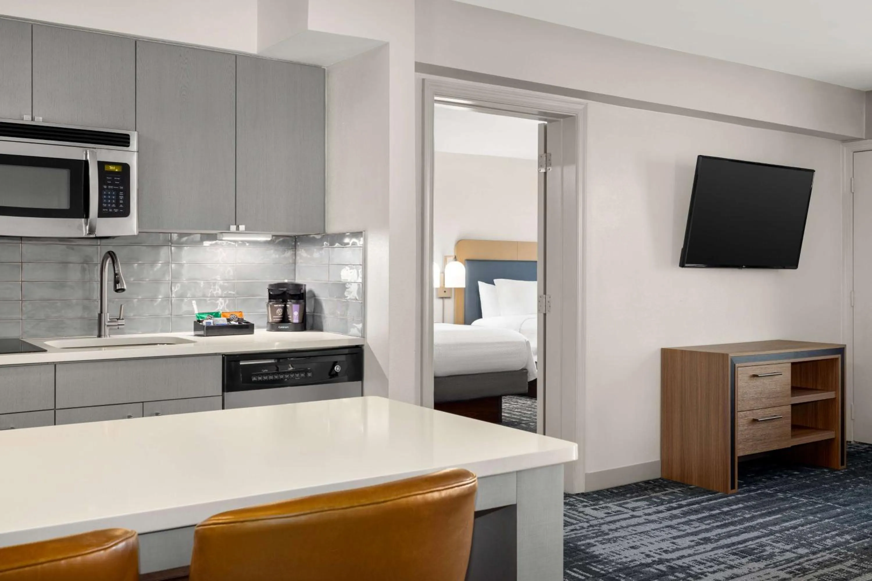 Kitchen or kitchenette in Homewood Suites by Hilton Atlanta-Alpharetta