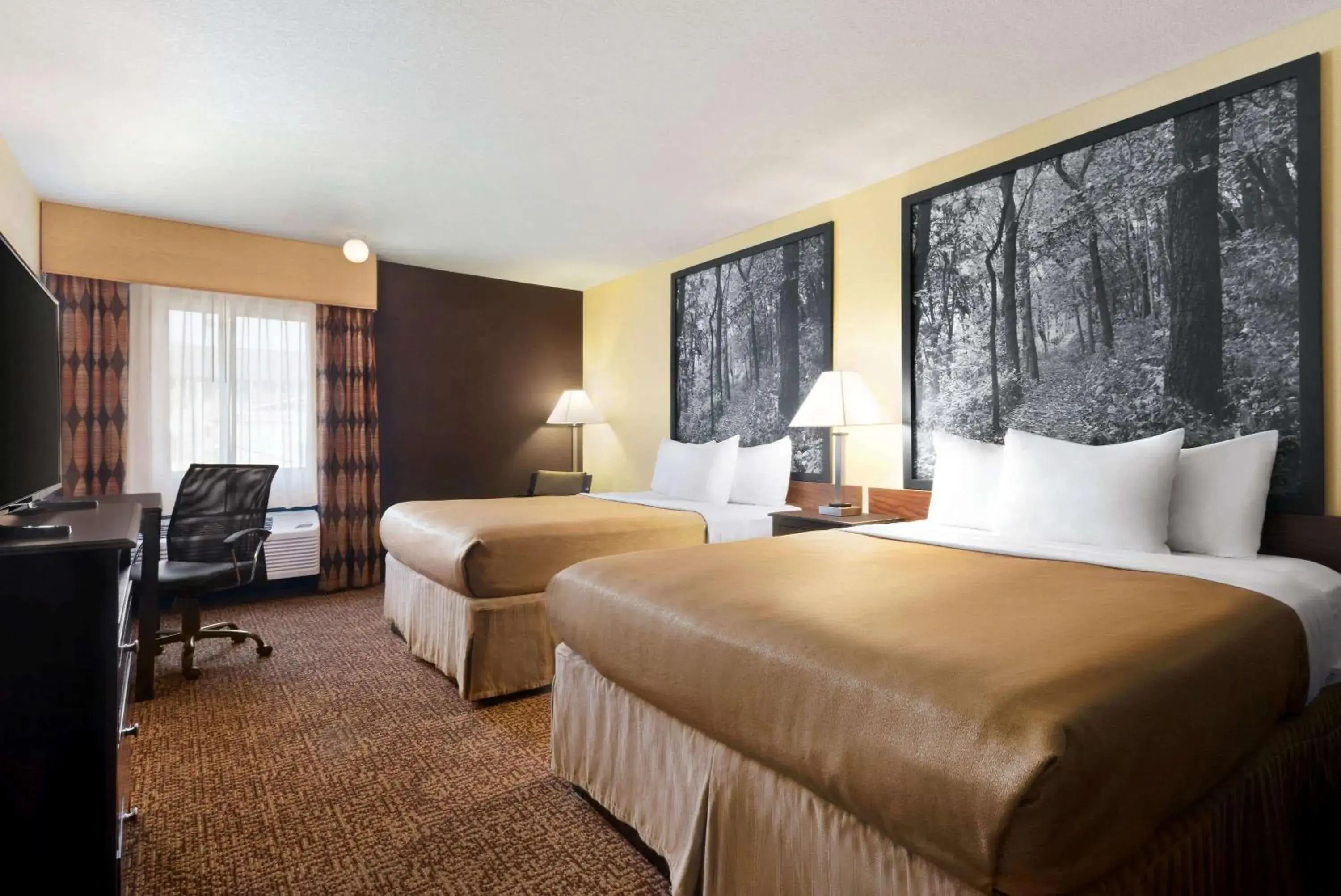 Deluxe Queen Room with Two Queen Beds - Non-Smoking in Super 8 by Wyndham Des Moines Deluxe Queen Room with Two Queen Beds - Non-Smoking in Super 8 by Wyndham Des Moines