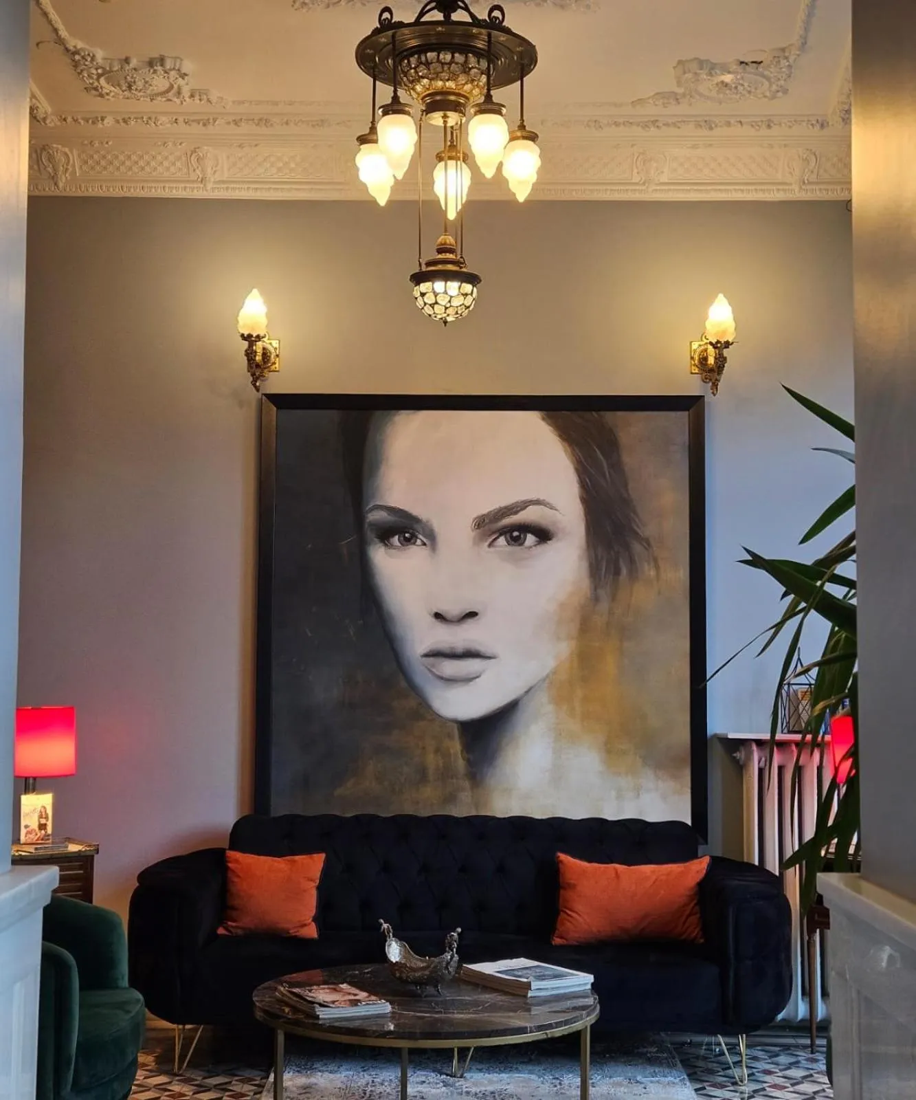 Living room in Lina Hotel Taksim Pera