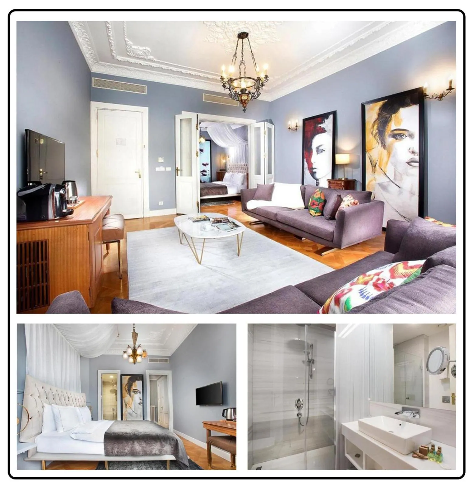 Bathroom, Bed in Lina Hotel Taksim Pera