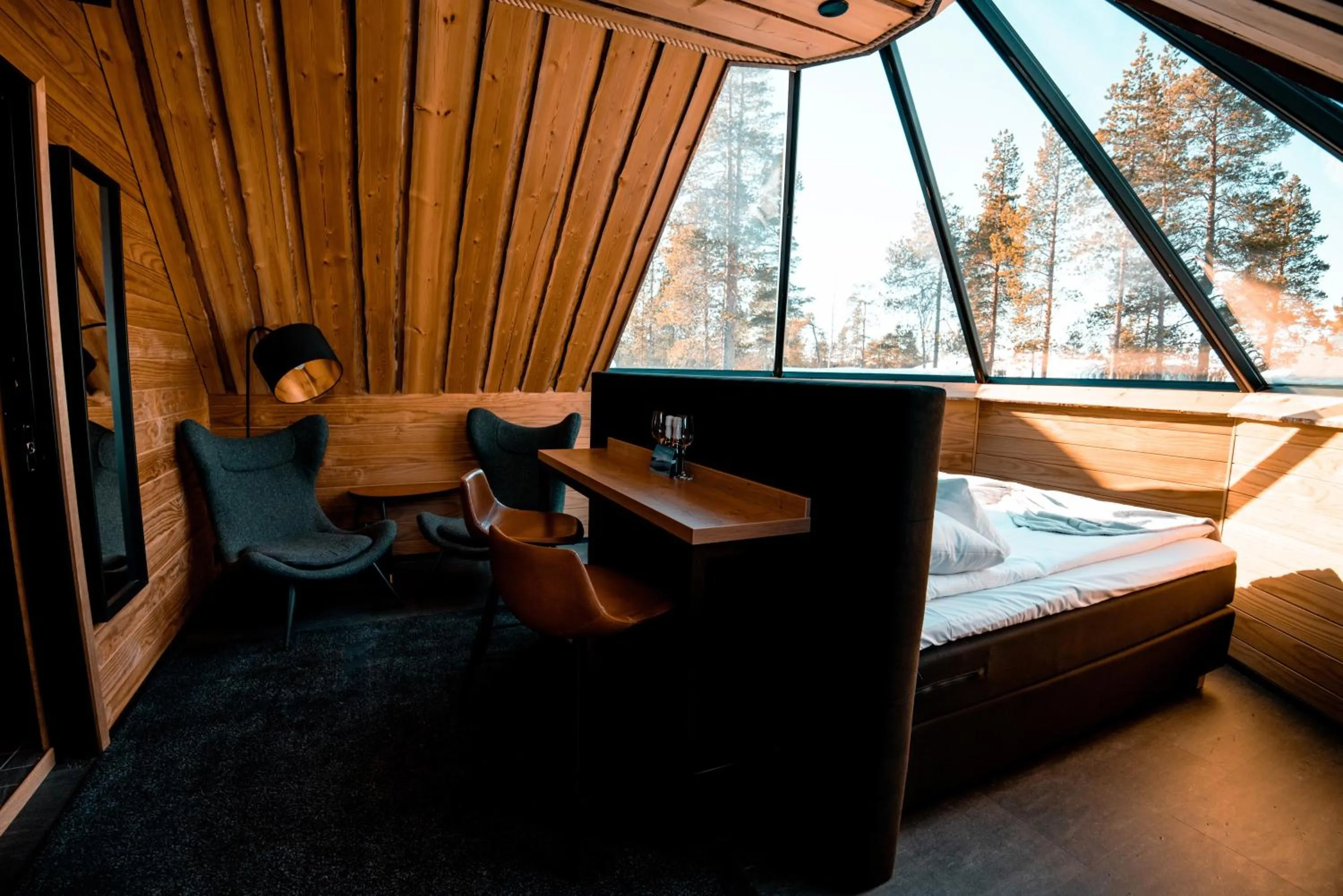 View (from property/room), Bed in Wilderness Hotel Nangu & Igloos