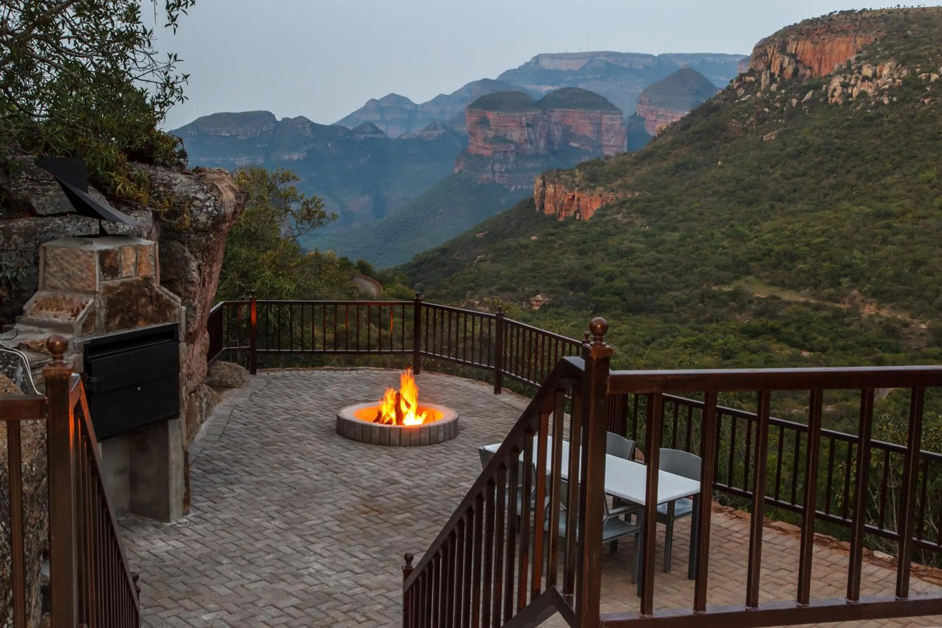 BBQ facilities in Blyde Canyon, A Forever Resort