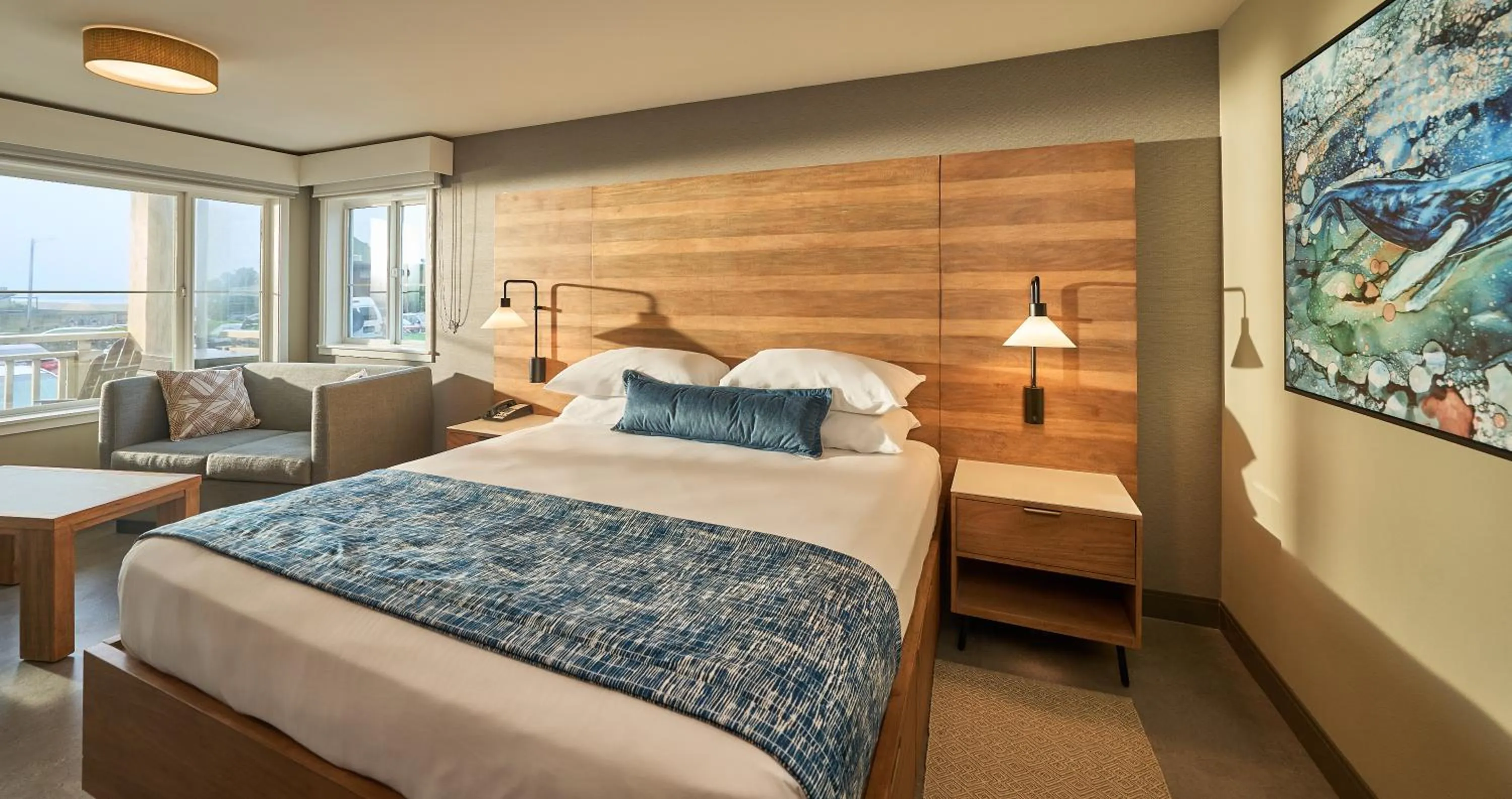 Bed in Surfsand Resort