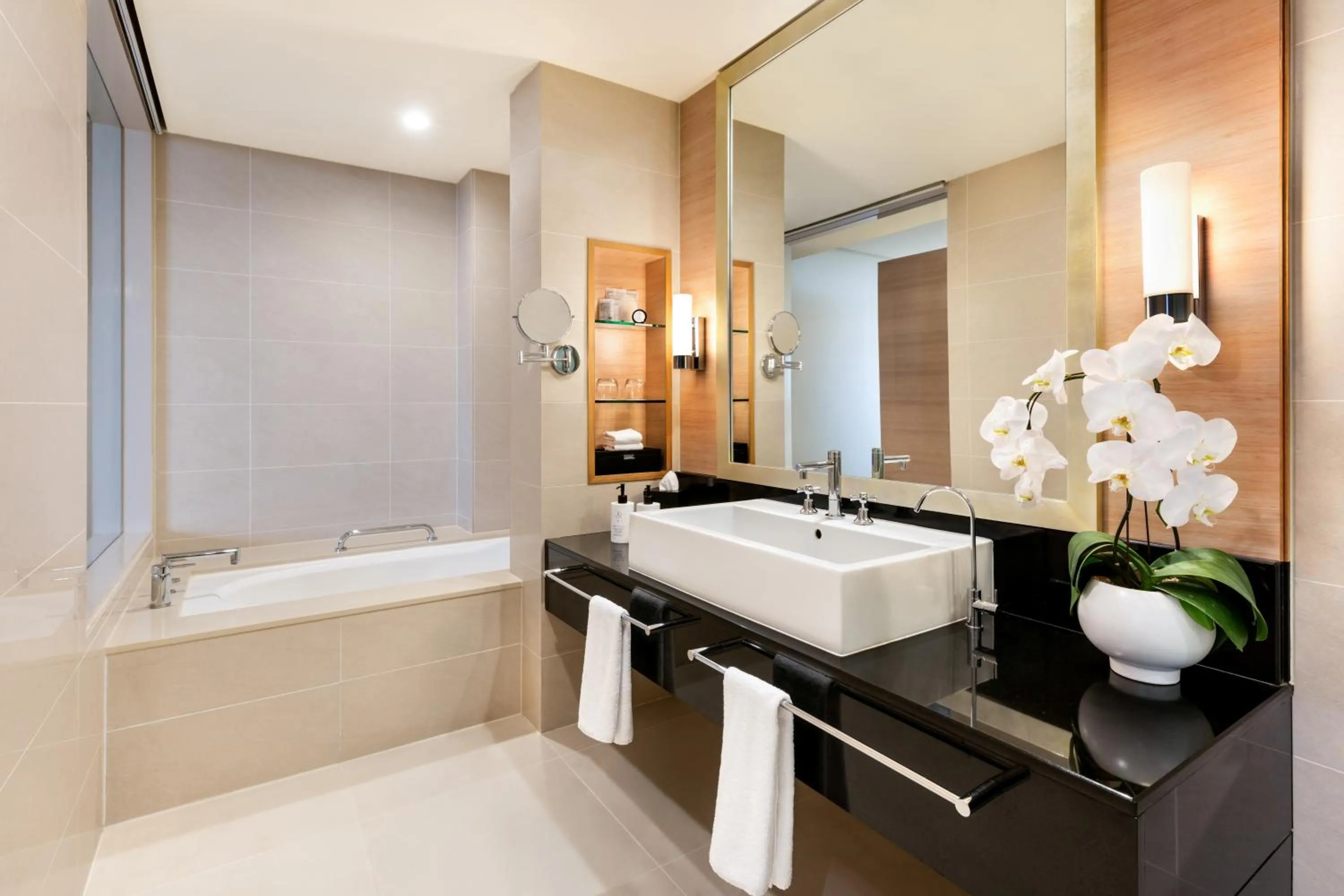 Bathroom in Pan Pacific Perth