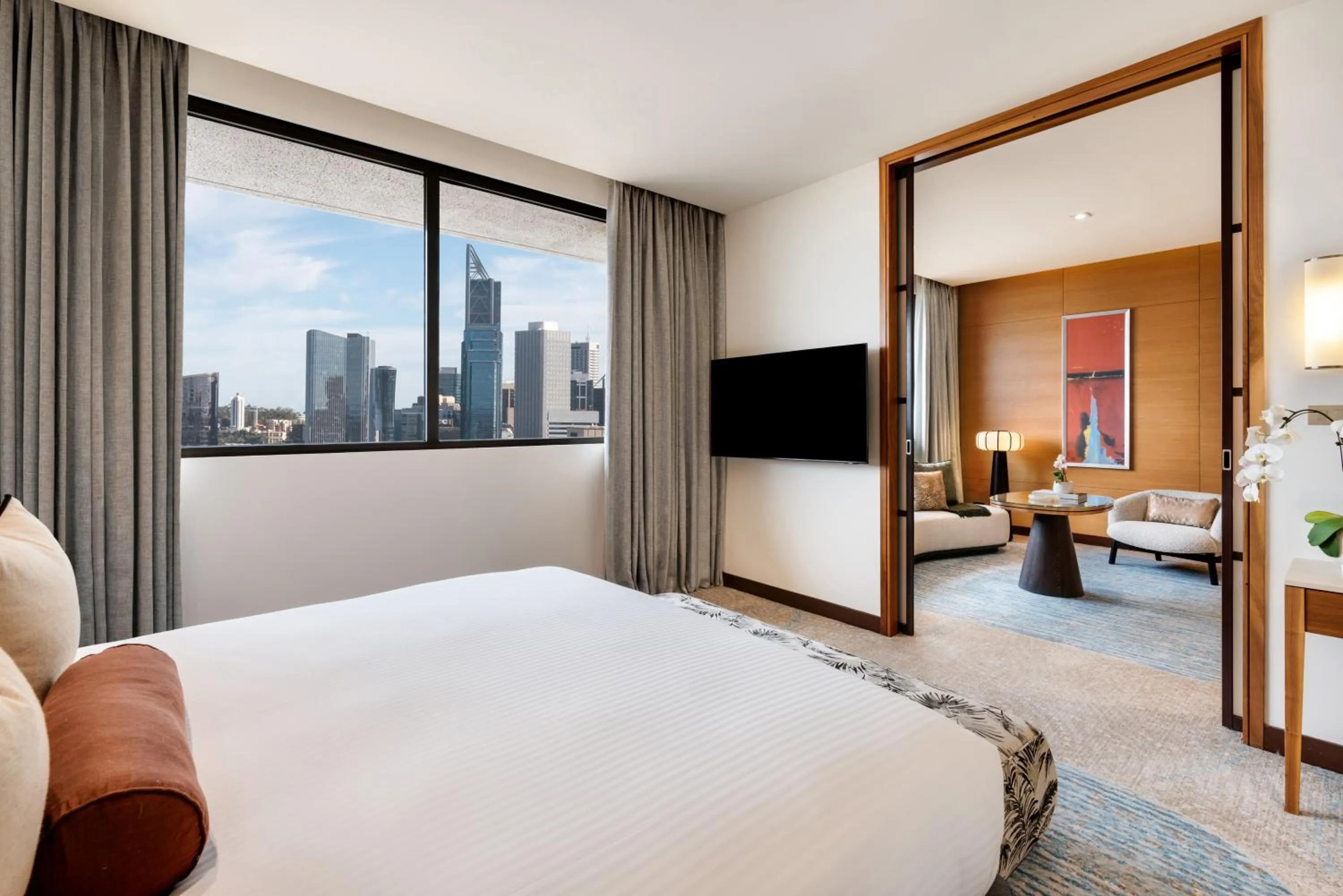 Bedroom, Bed in Pan Pacific Perth