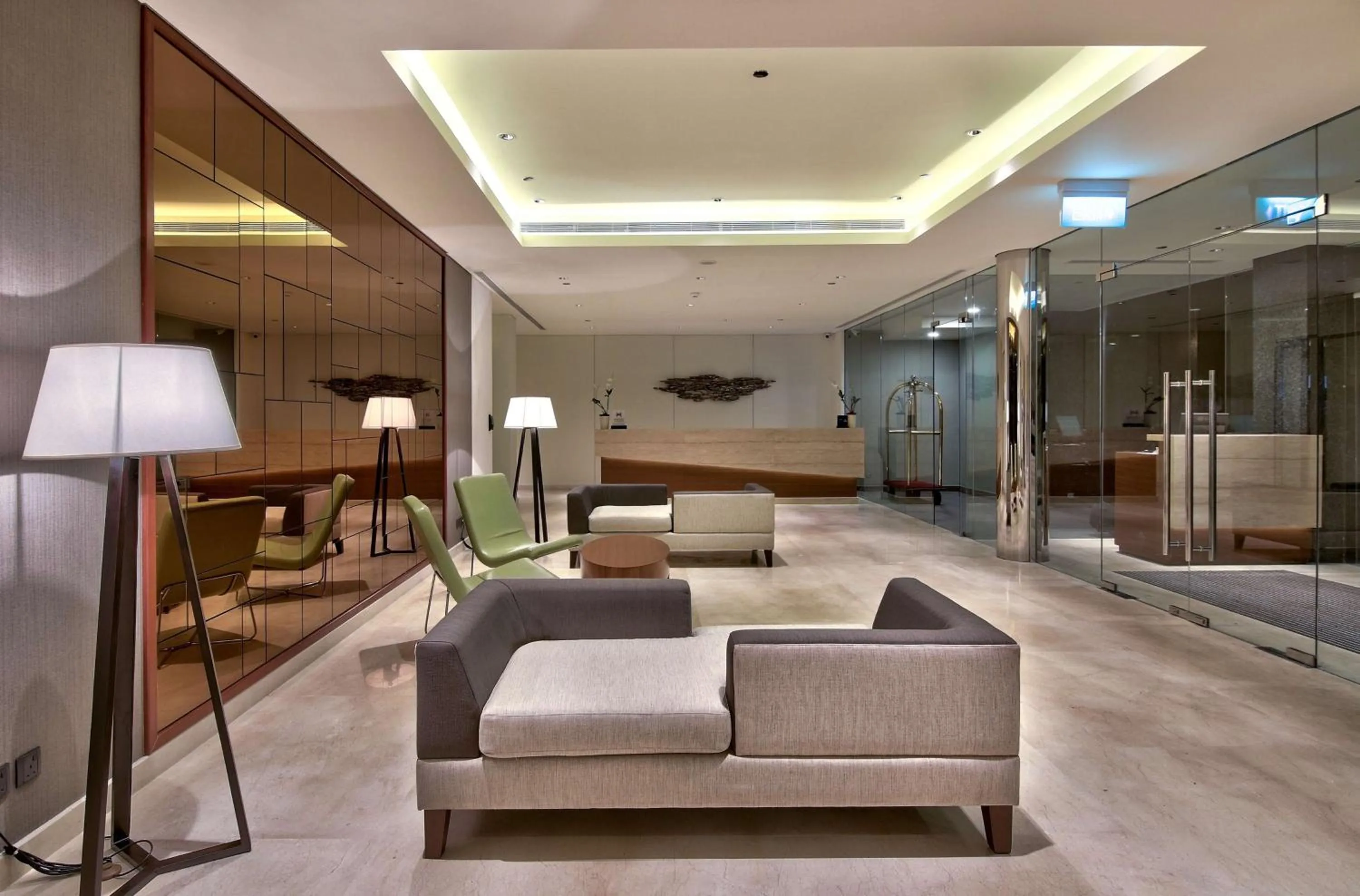 Lobby or reception in Hilton Colombo Residence
