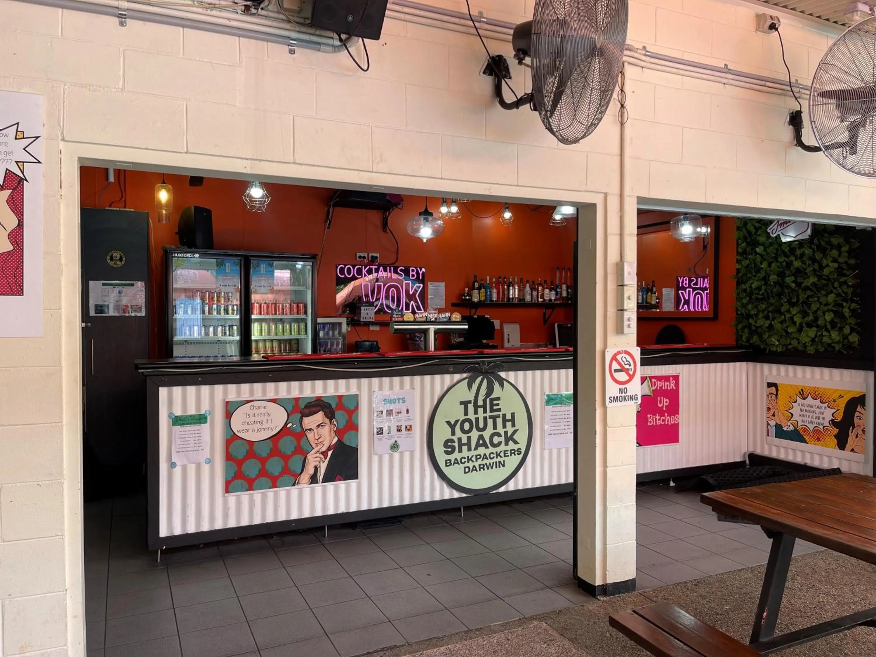 minibar in Youth Shack Backpackers Darwin