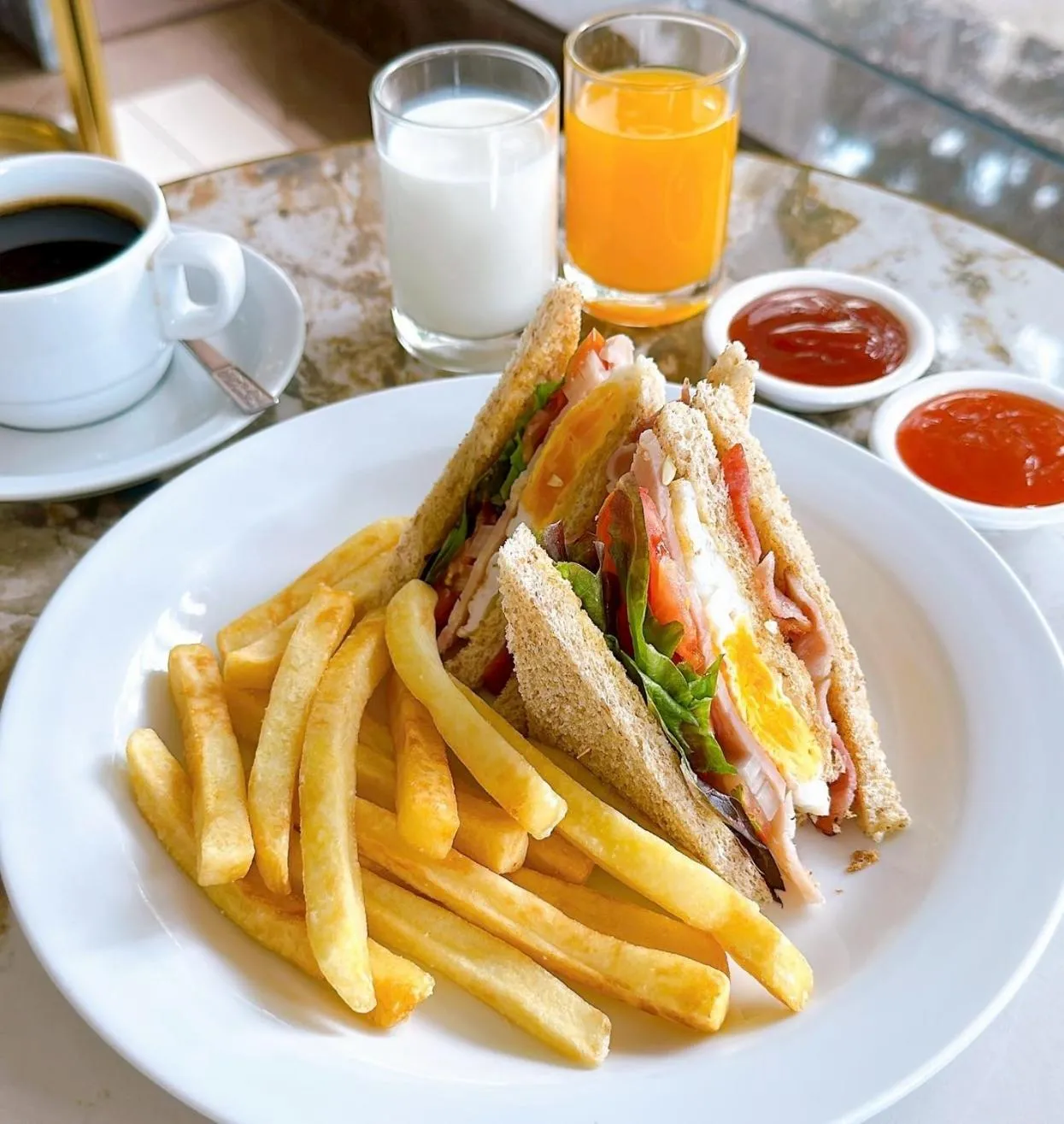 Breakfast in Miloft Sathorn Hotel - SHA Plus Certified