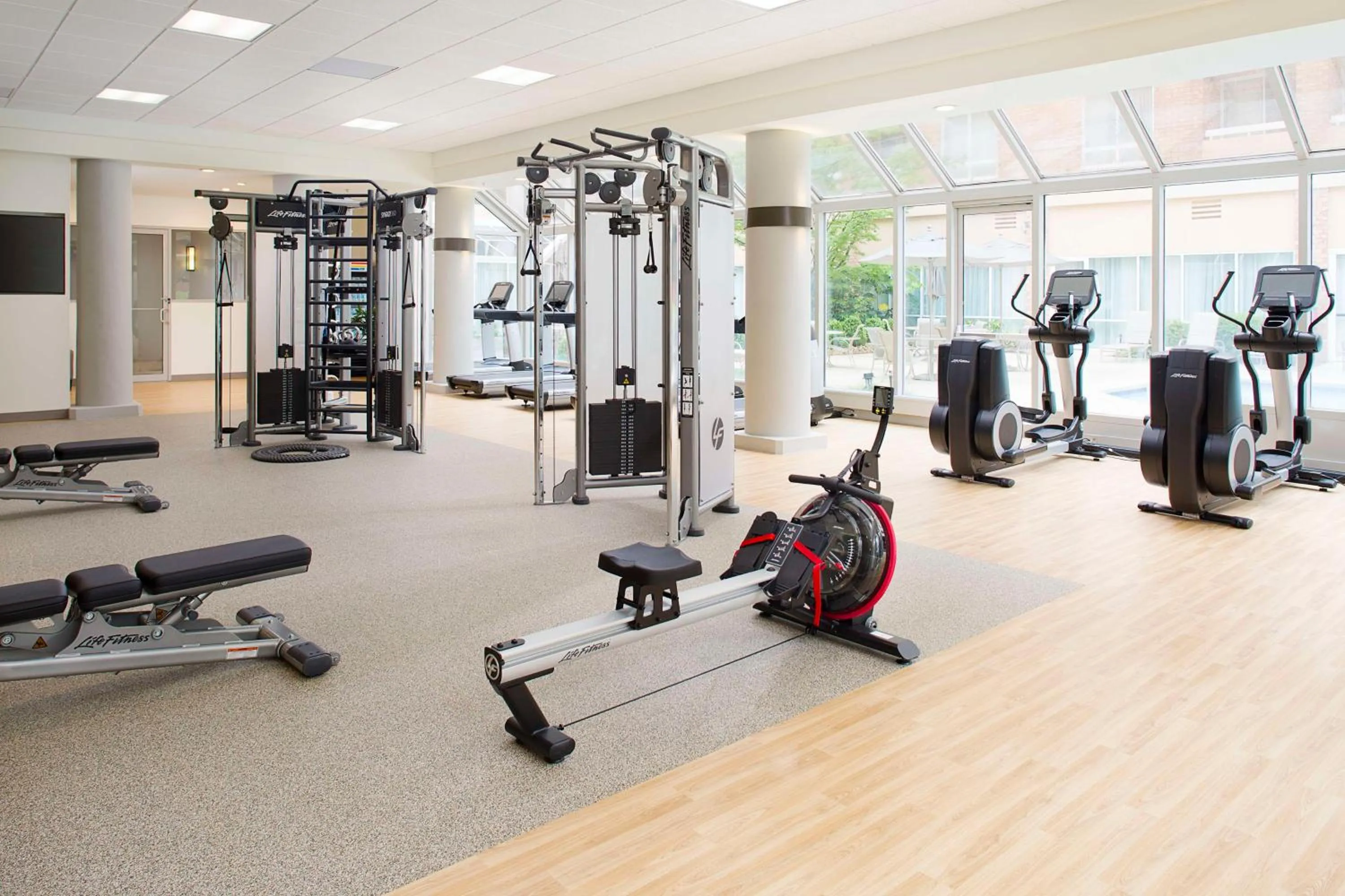 Fitness centre/facilities in Hilton Atlanta Perimeter Suites