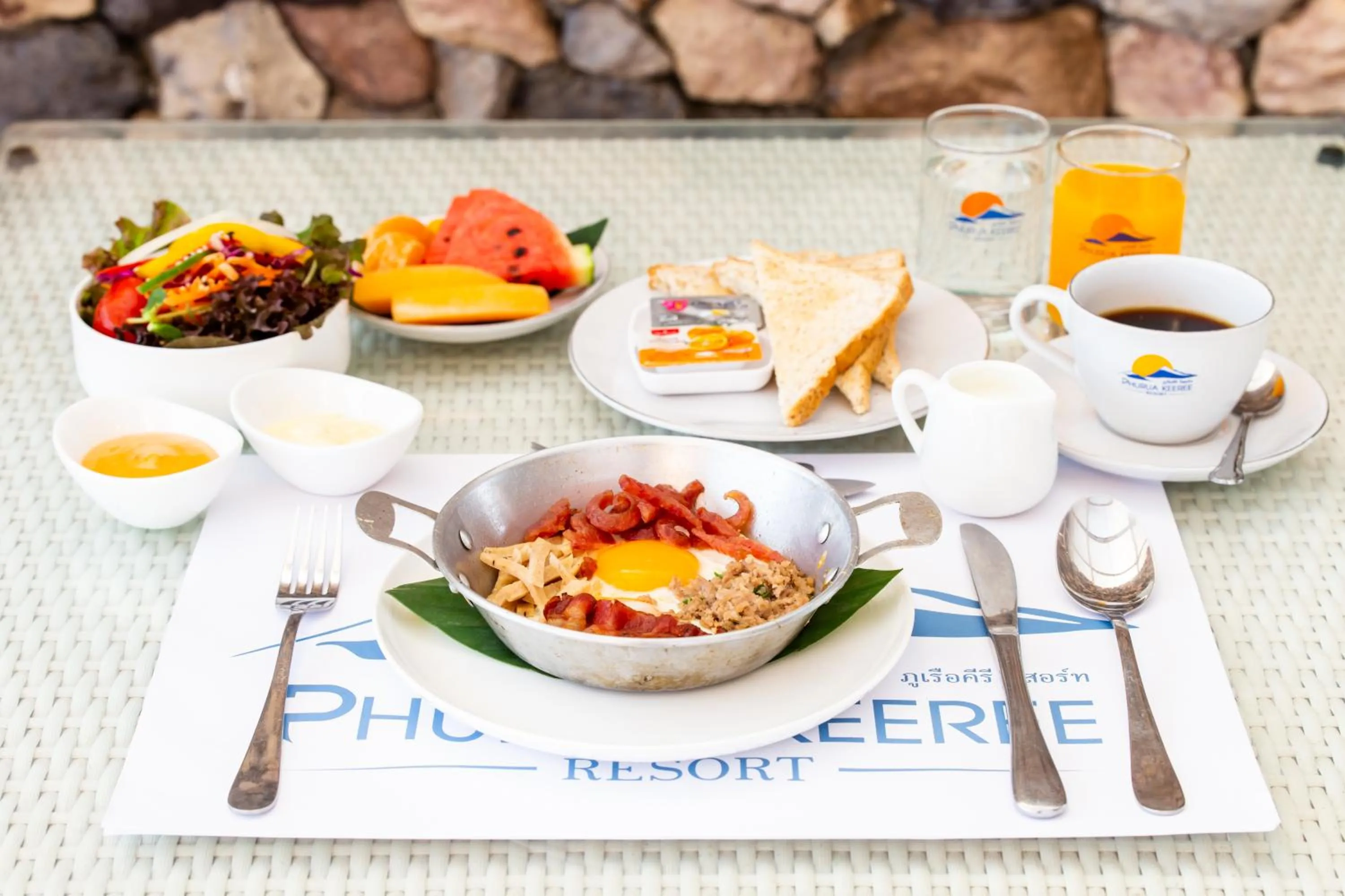 Breakfast in Phuruakeeree Resort