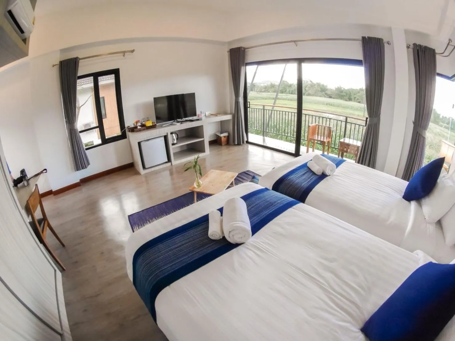 Bed in Phuruakeeree Resort