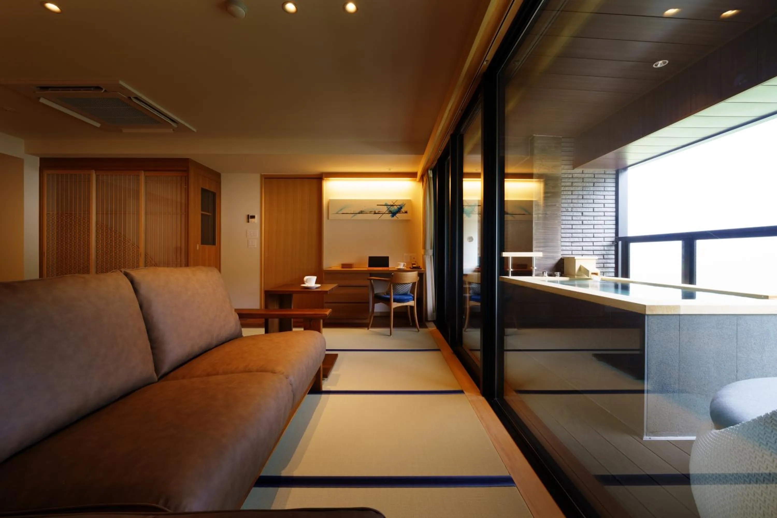 Living room in Aburaya Tousen