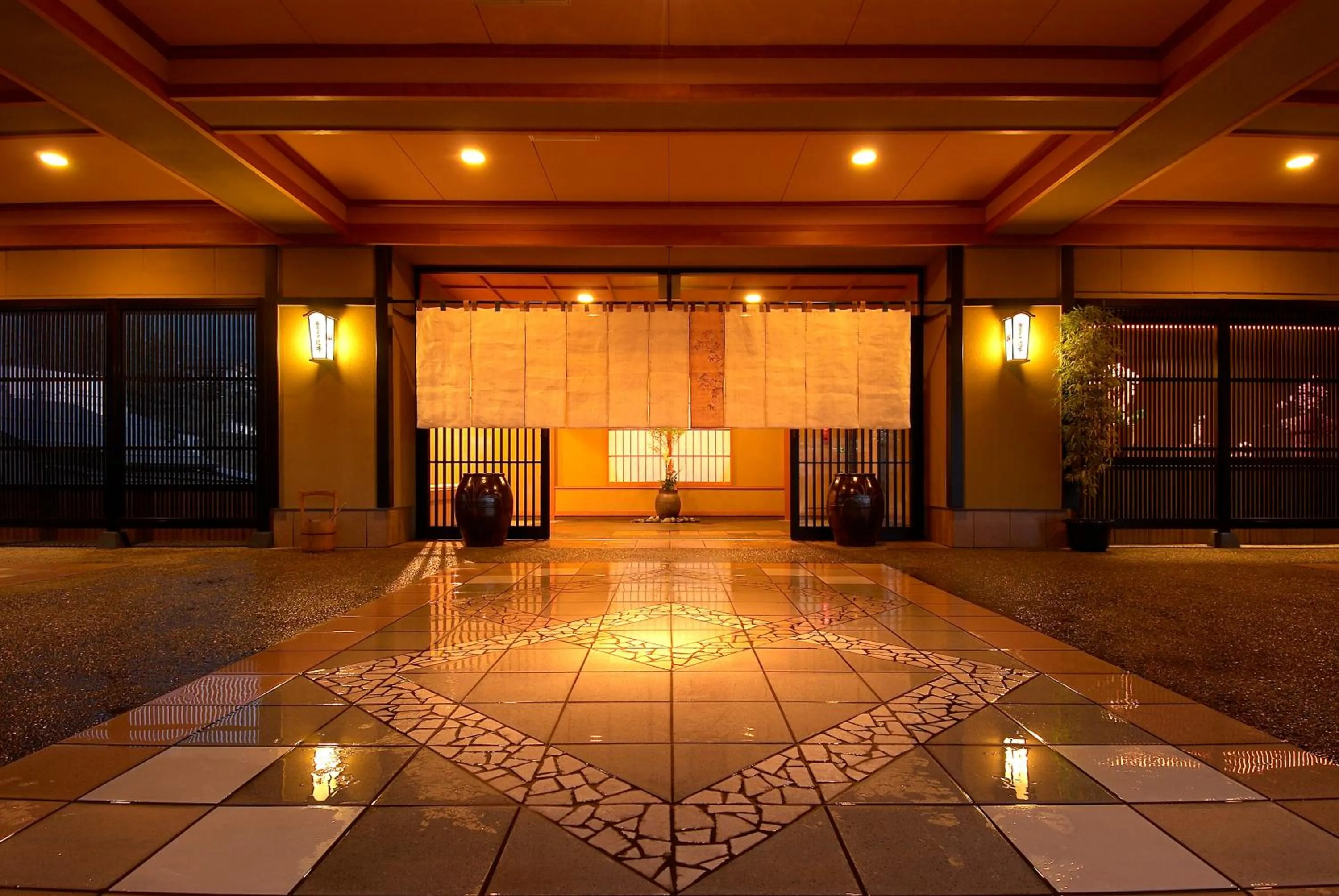Lobby or reception in Aburaya Tousen