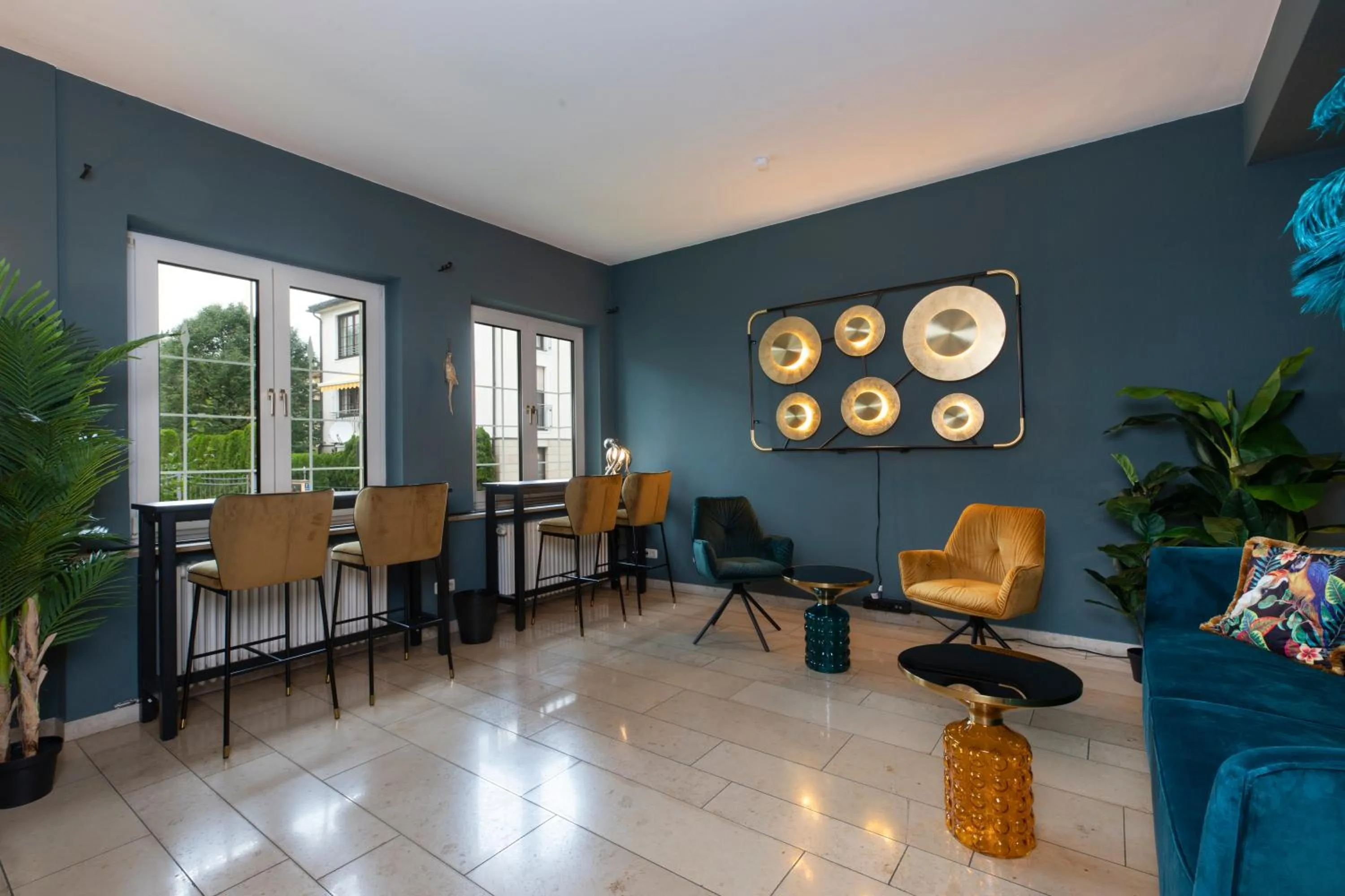 Lobby or reception in Hotel Biederstein am Englischen Garten