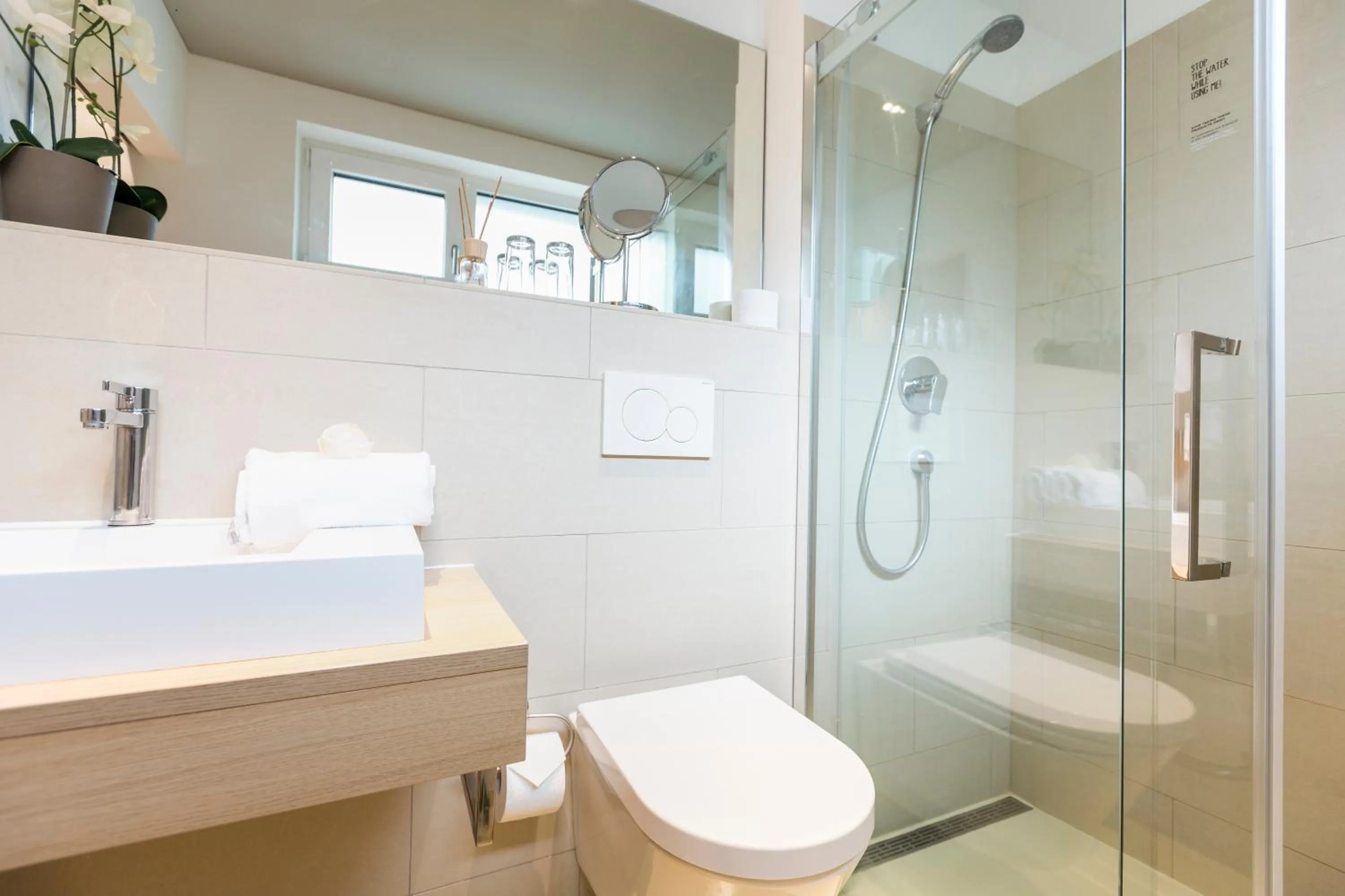 Bathroom in Room 4 & 5 Apartments