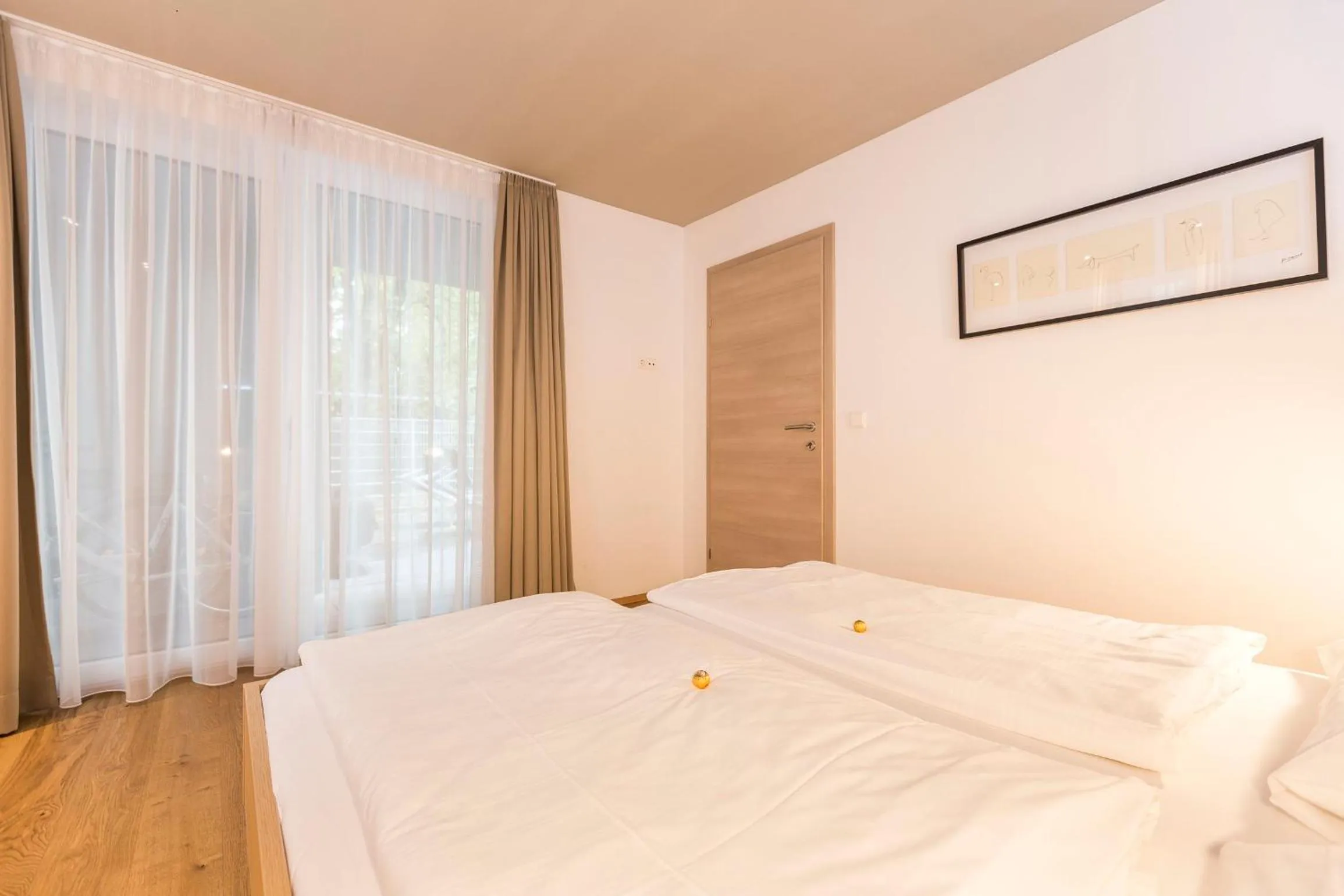 Bed in Room 4 & 5 Apartments