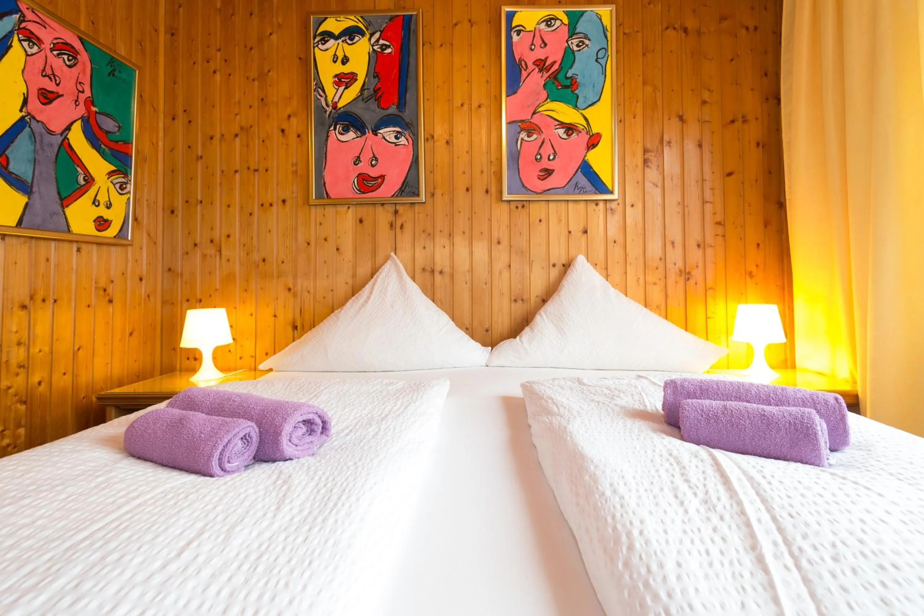 Bed in Hotel Moosbichl