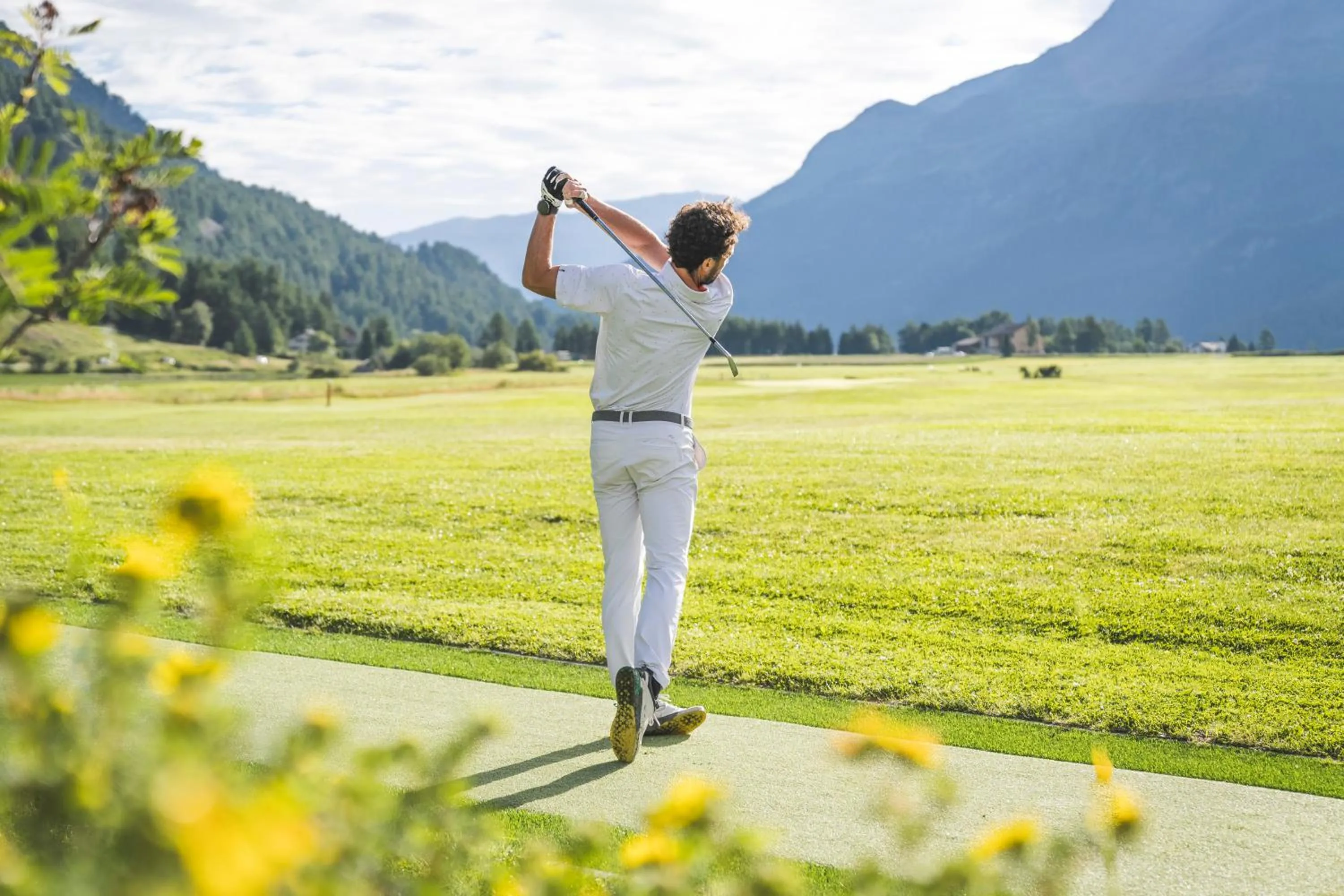 Golfcourse in Parkhotel Margna Superior