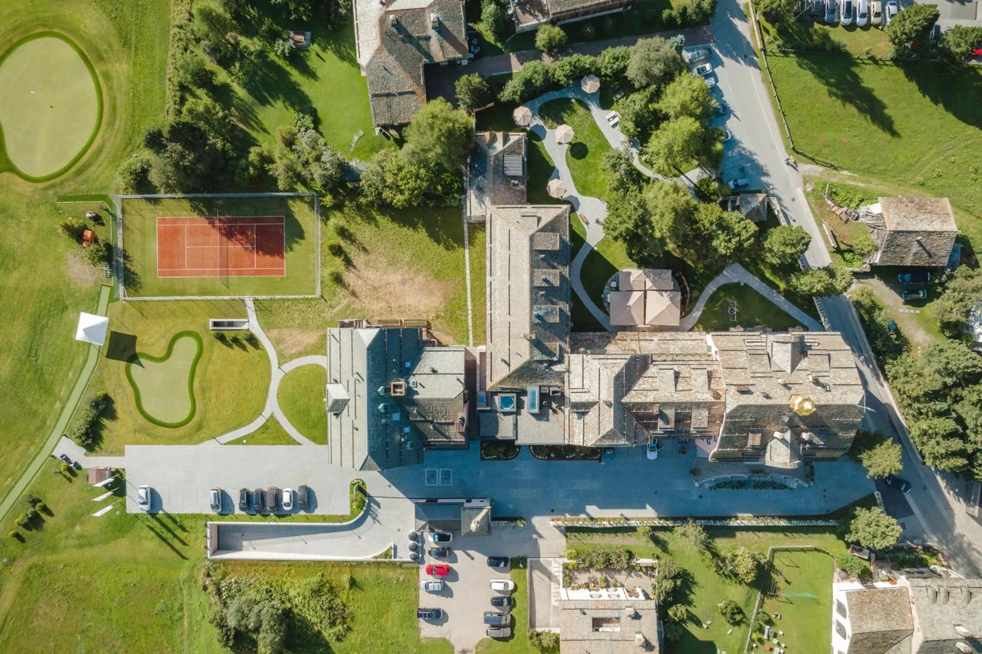 Bird's eye view in Parkhotel Margna Superior