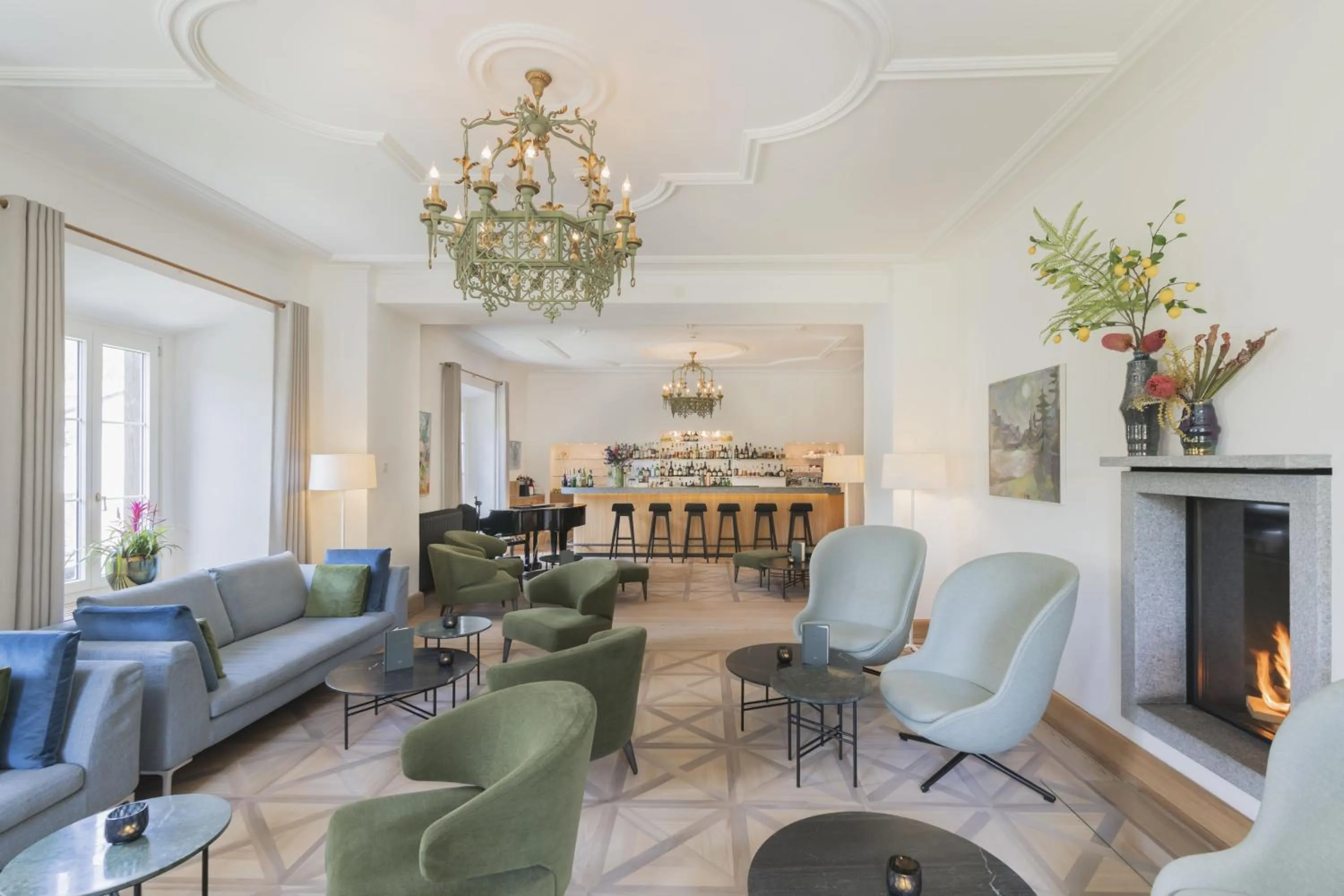 Restaurant/places to eat in Parkhotel Margna Superior