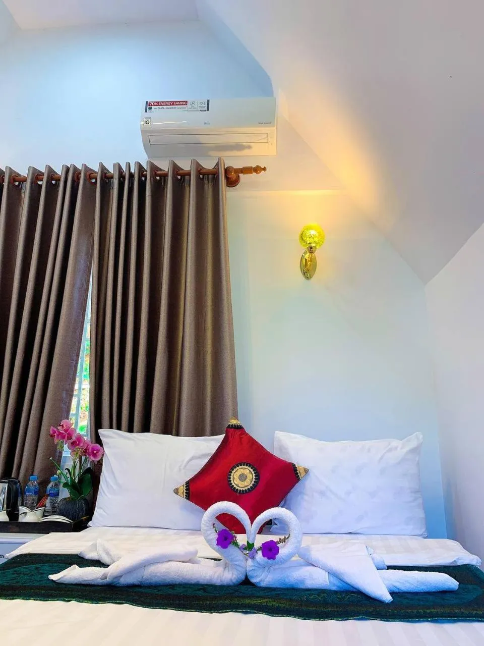 Bed in Greenhouse Retreat