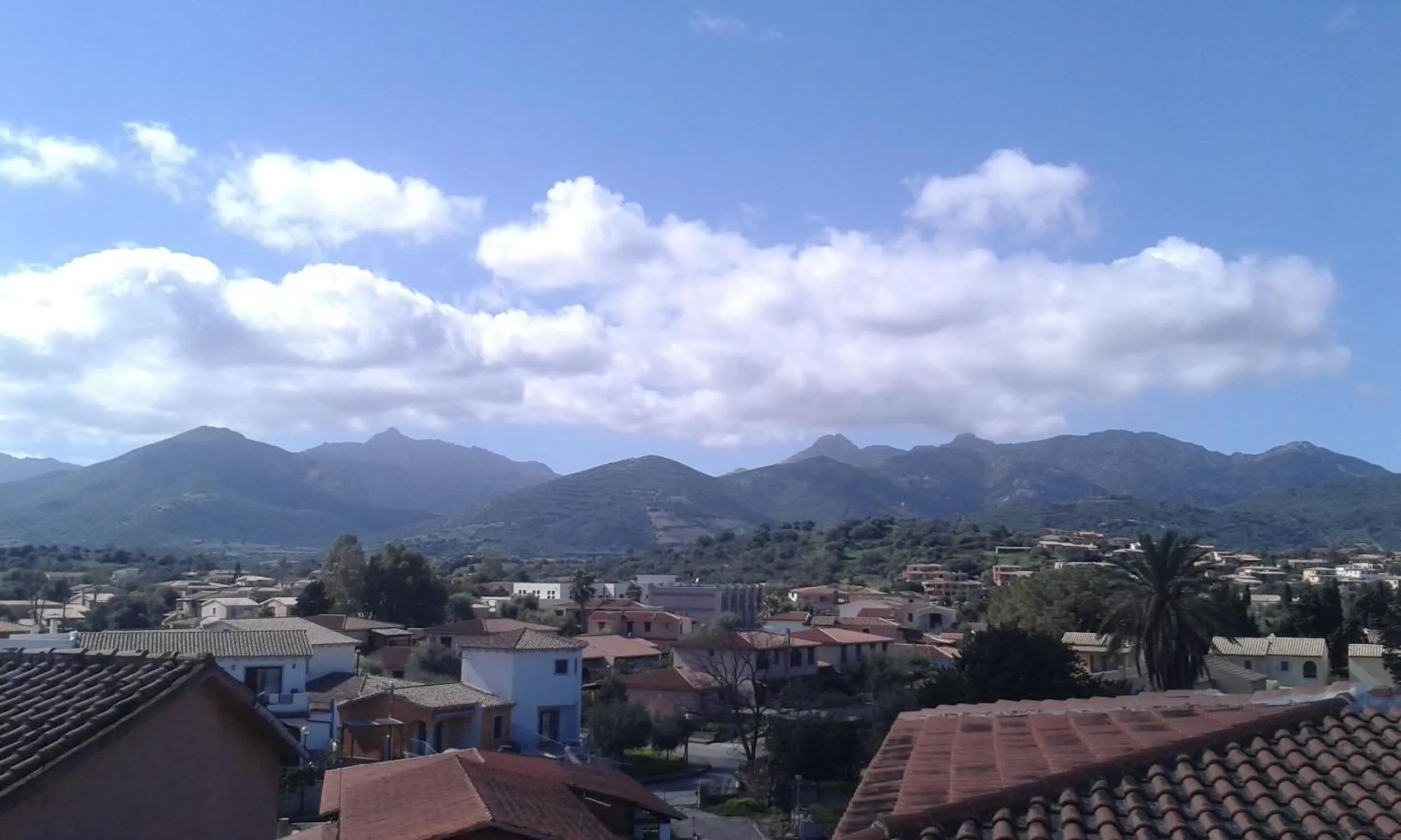 Mountain view in b&b Florian