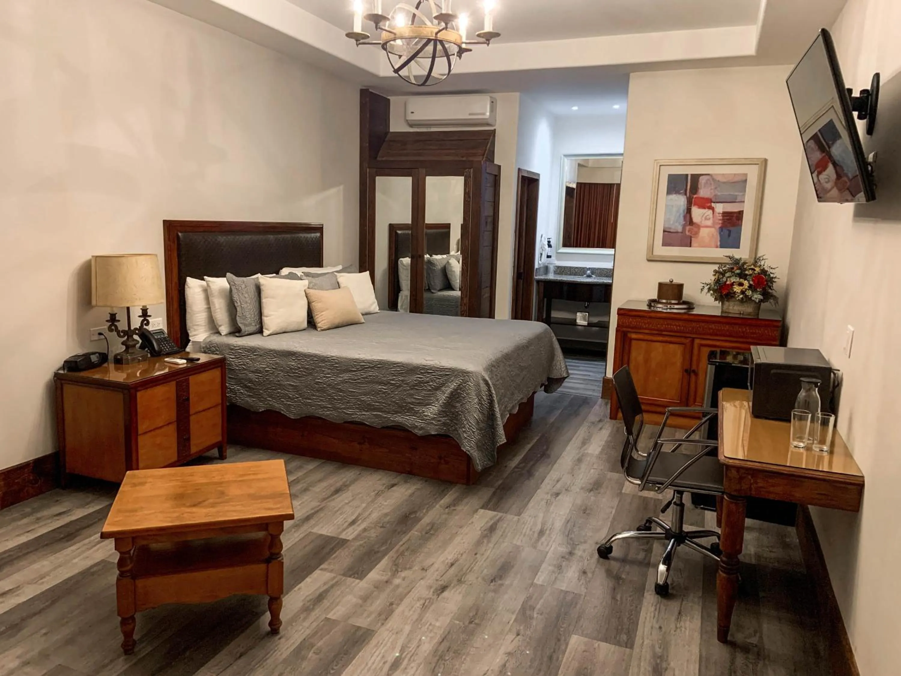 Bedroom, Bed in Hotel Hacienda Santana