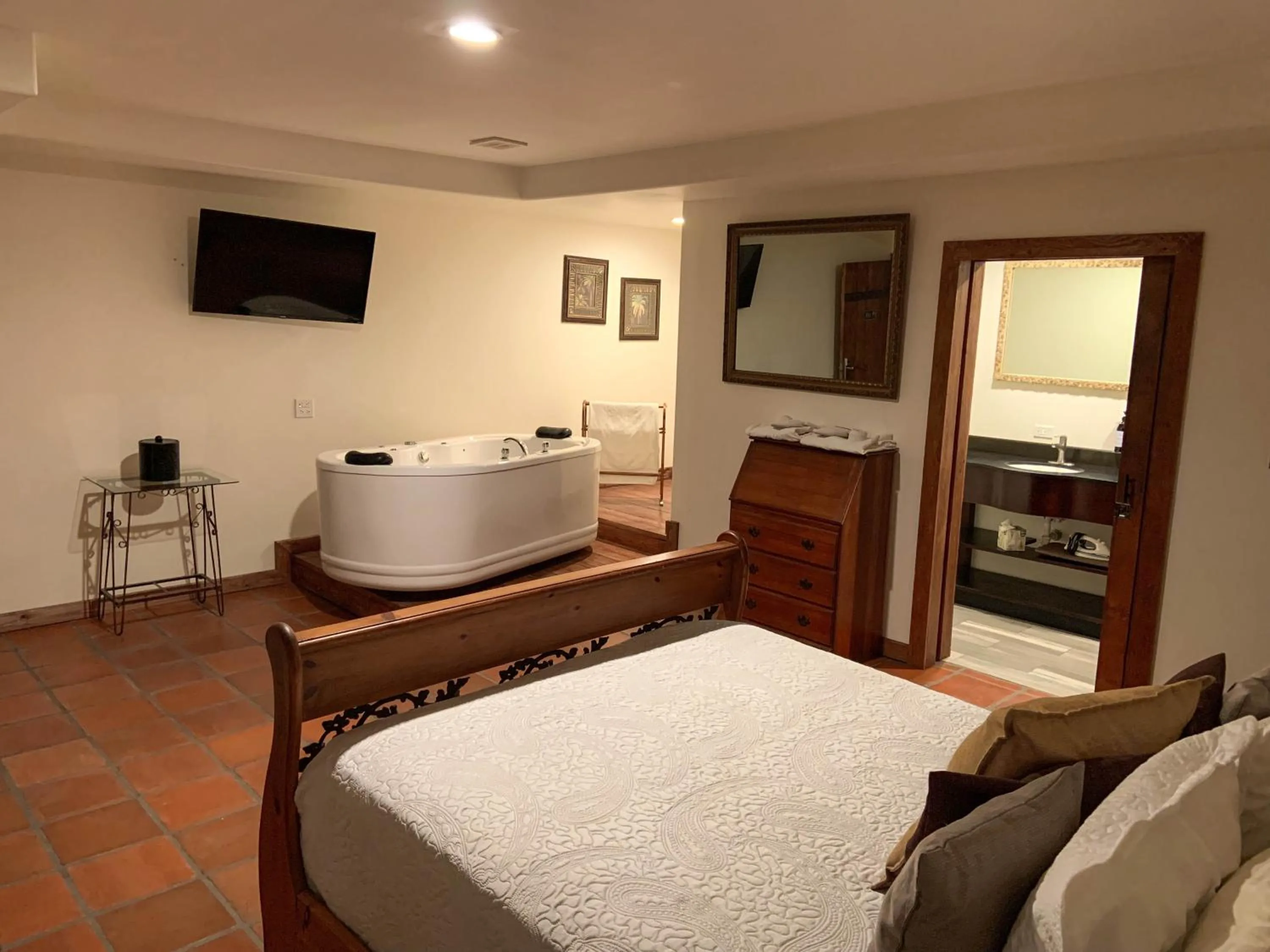 Bed in Hotel Hacienda Santana