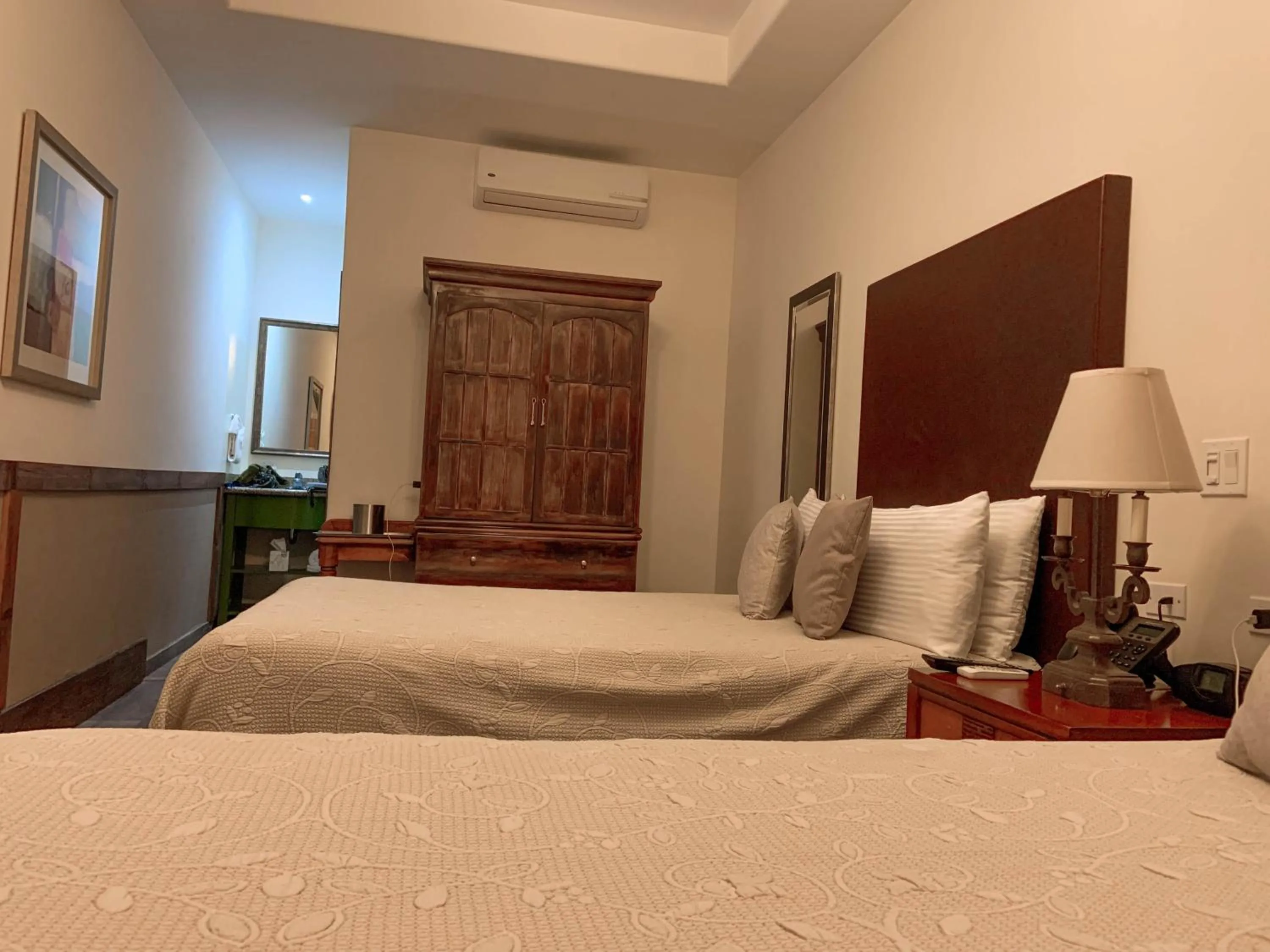 Bed in Hotel Hacienda Santana