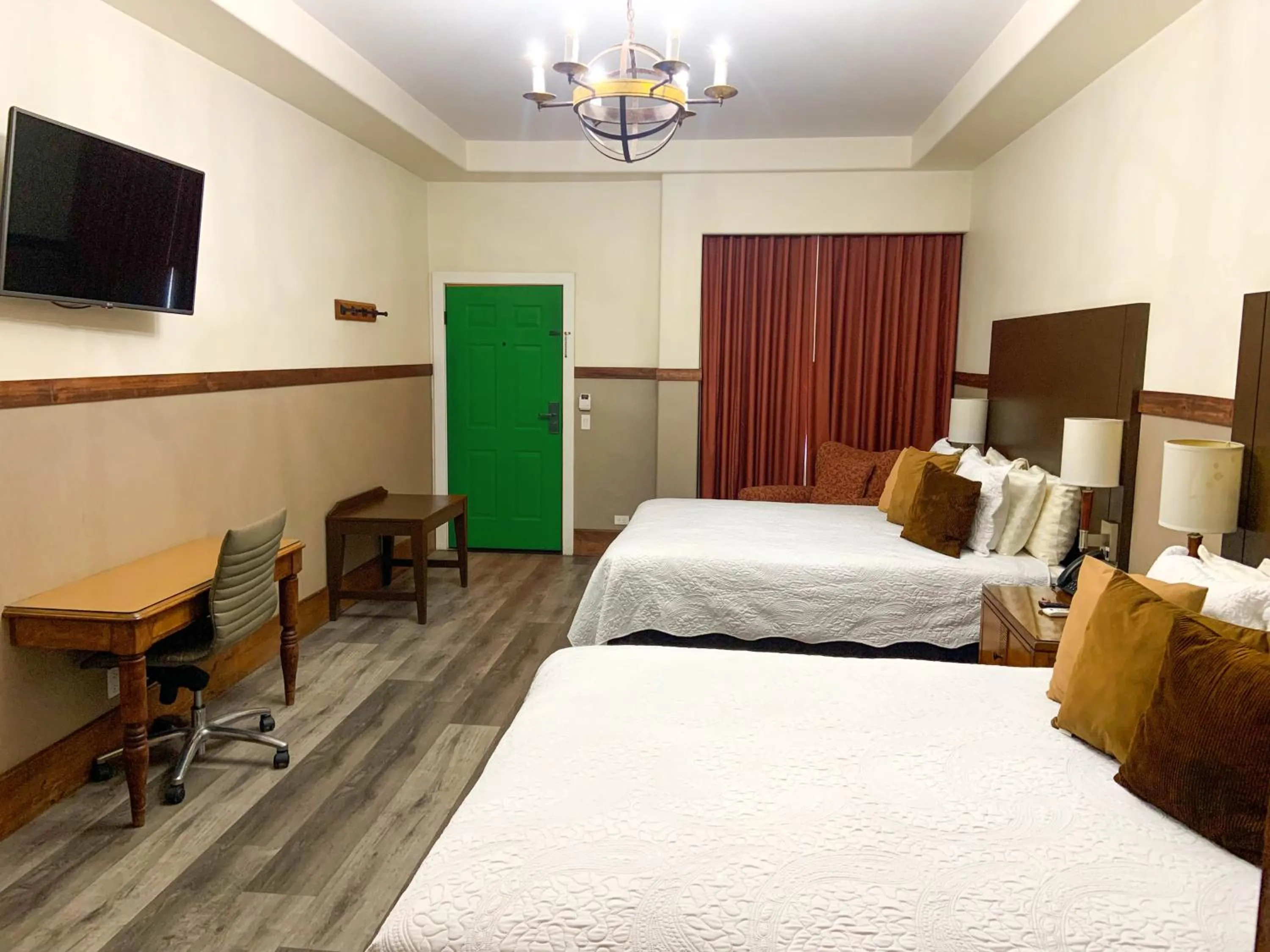 Bed in Hotel Hacienda Santana