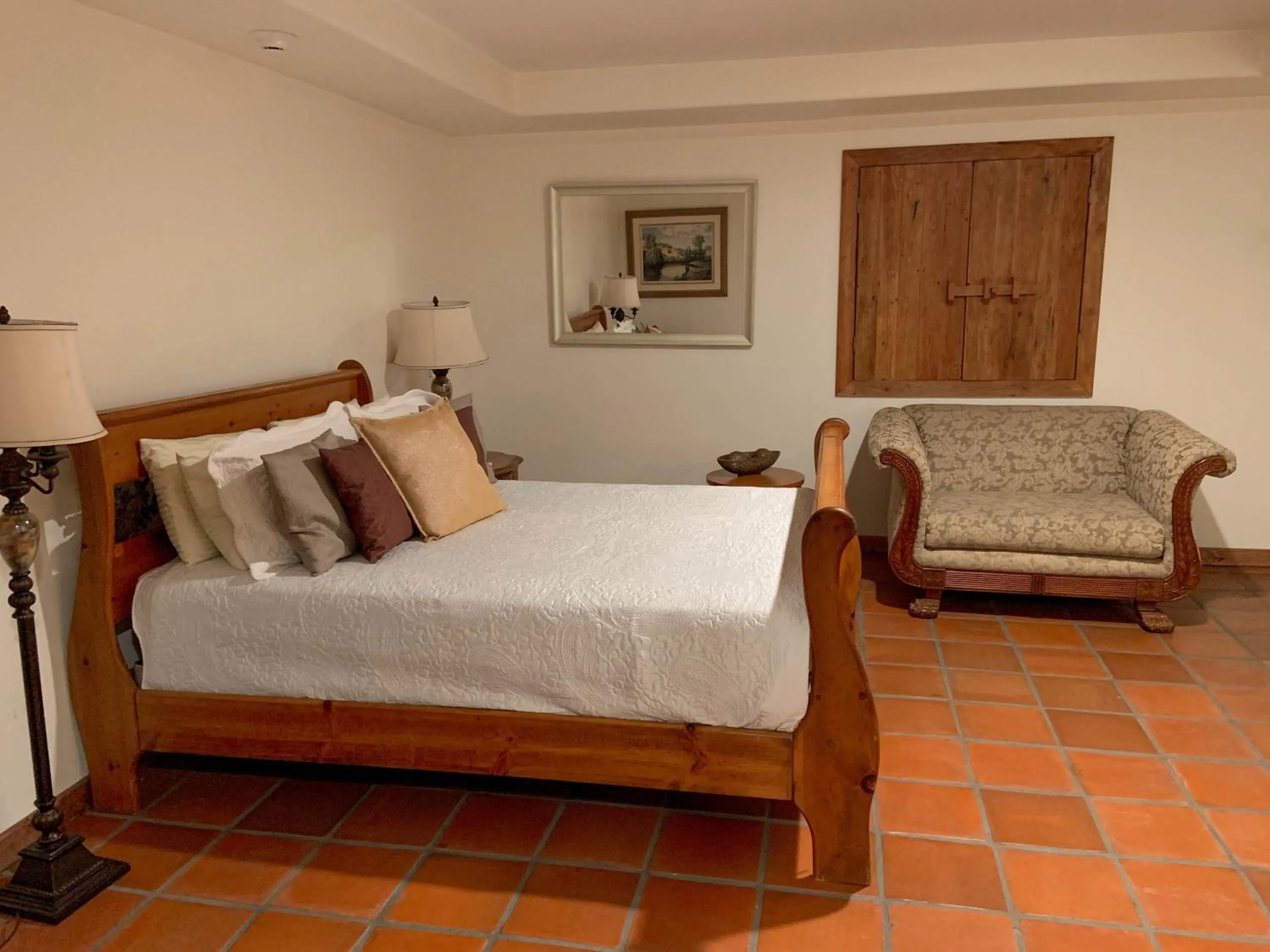 Bed in Hotel Hacienda Santana