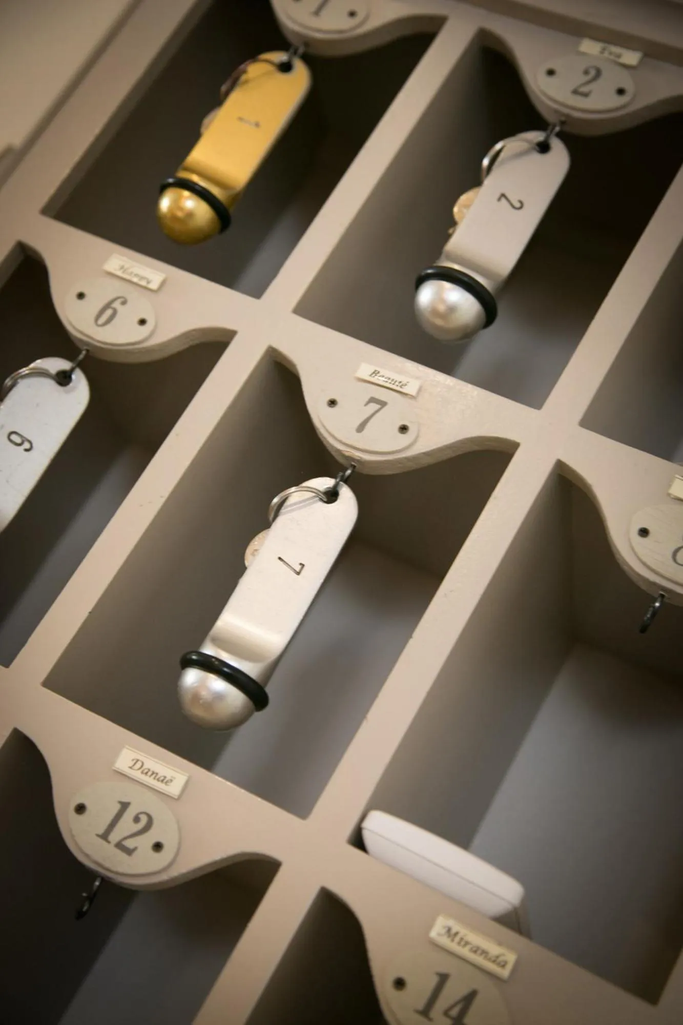 Decorative detail in Logis Hôtel Auberge de la Rose